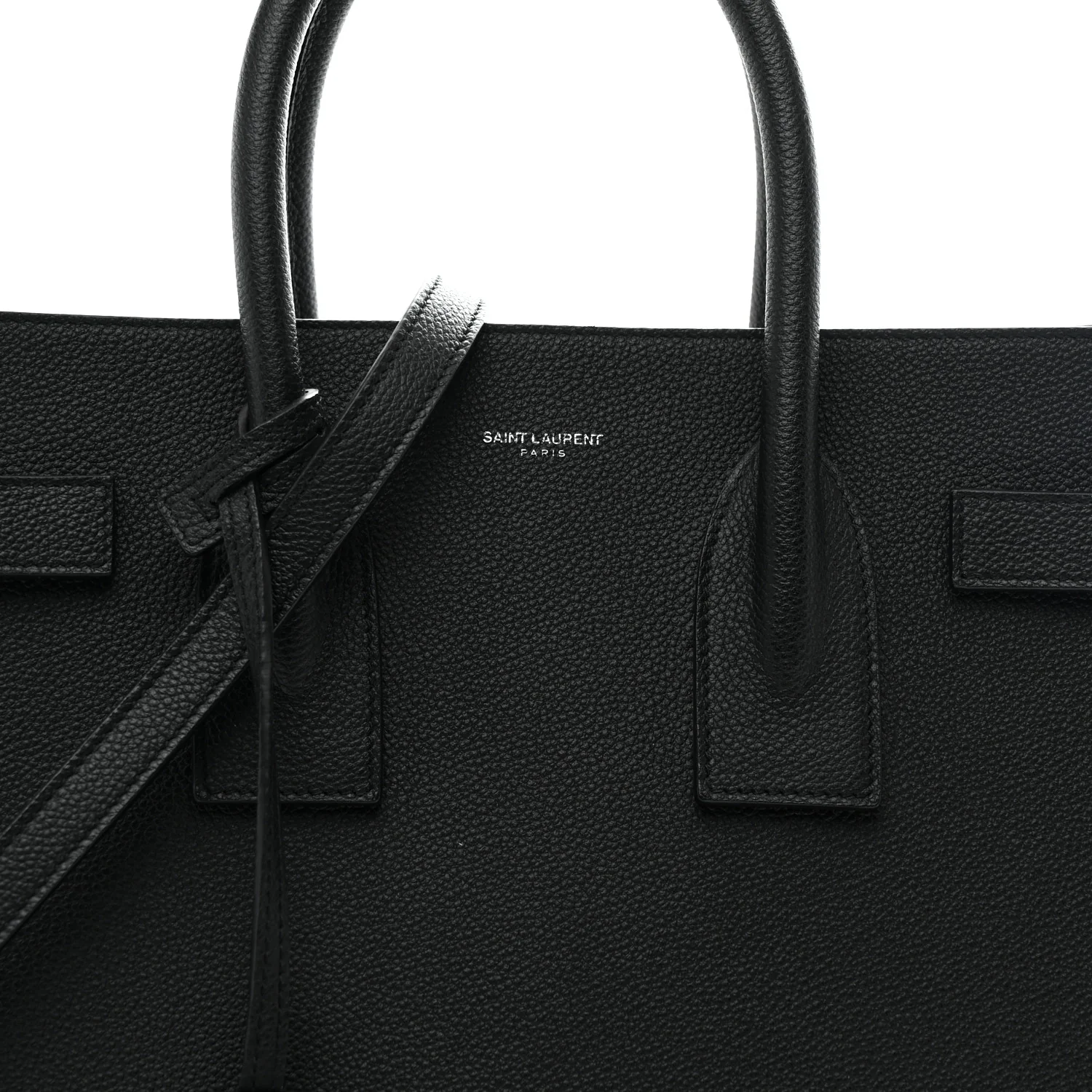 Grained Calfskin Small Sac De Jour Black - Image 16