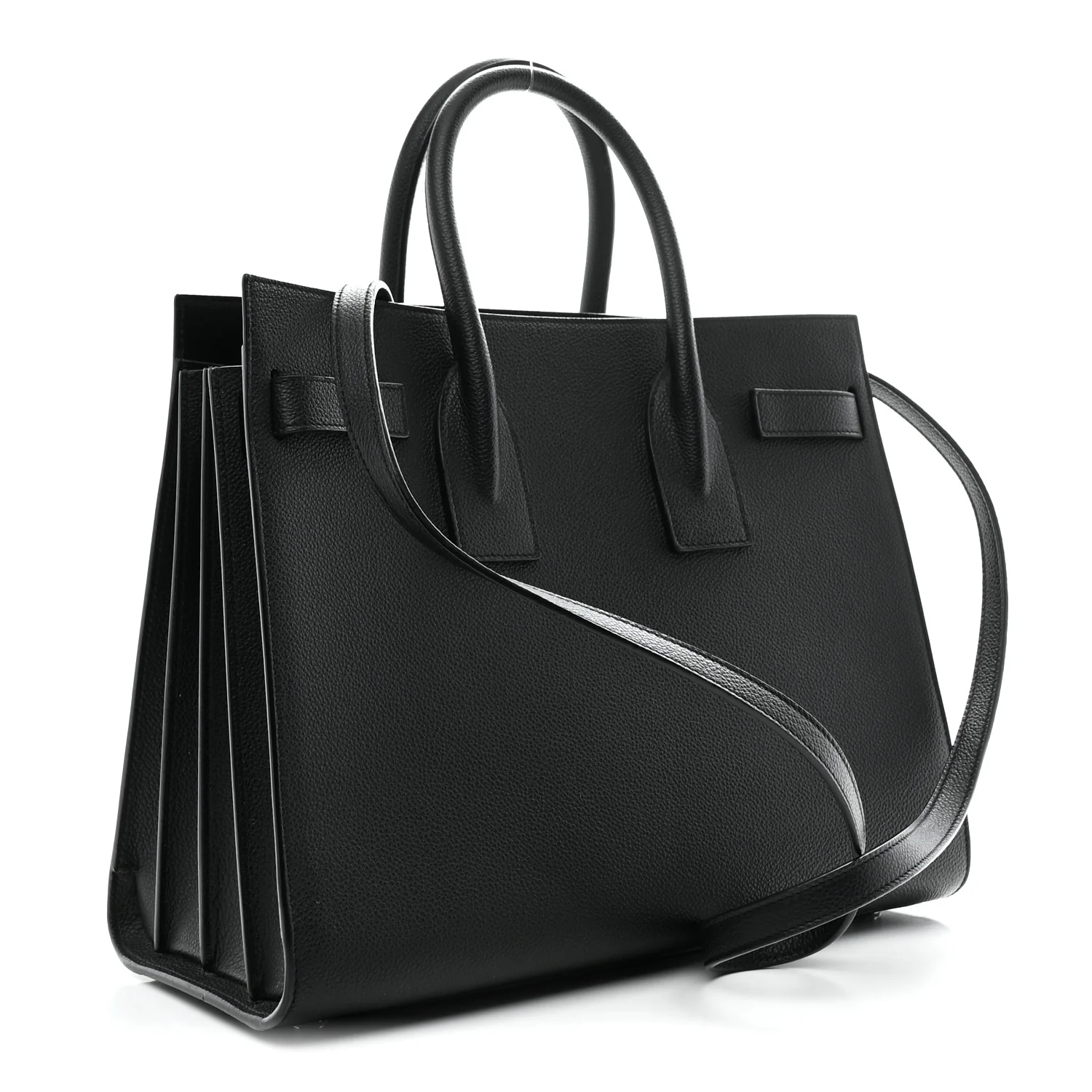 Grained Calfskin Small Sac De Jour Black - Image 7