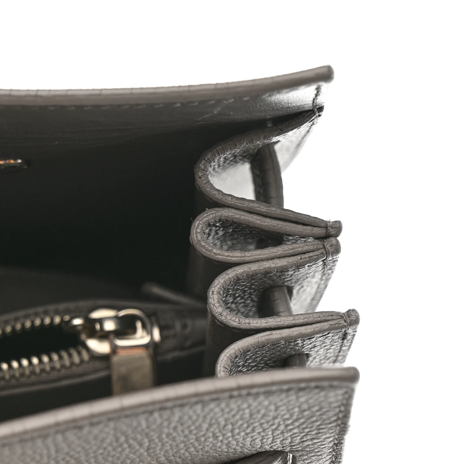 Grained Calfskin Small Sac De Jour Fog - Image 18