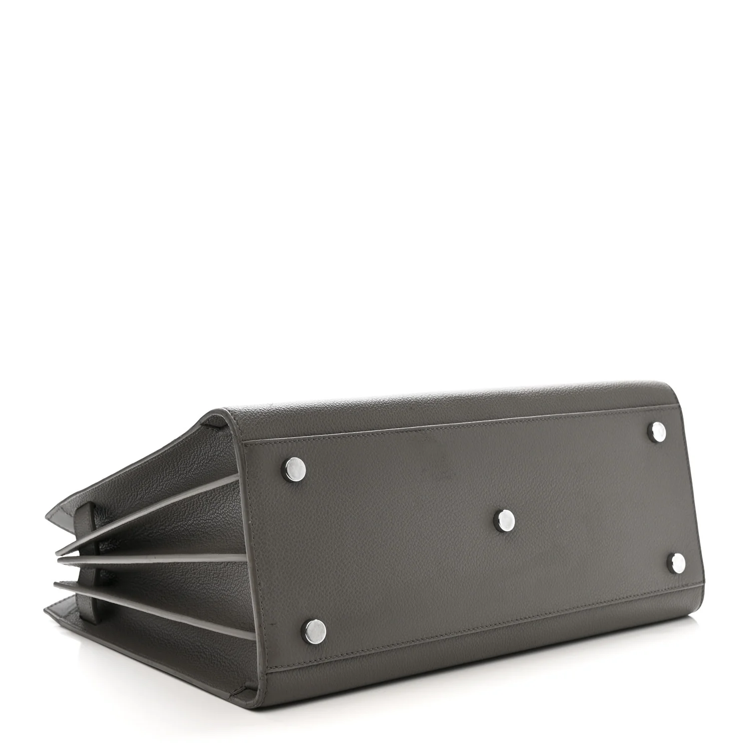 Grained Calfskin Small Sac De Jour Fog - Image 4