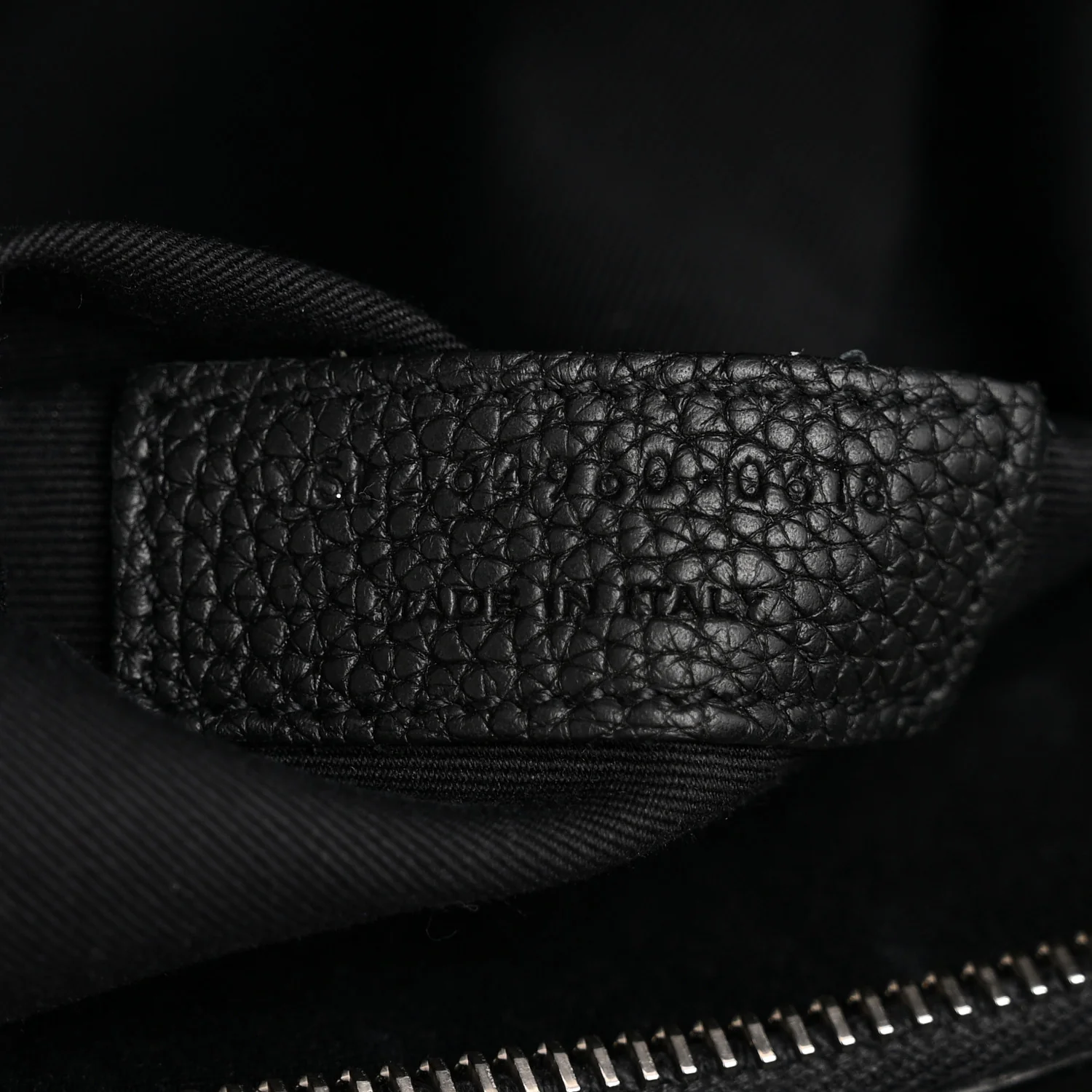 Grained Calfskin Small Supple Sac De Jour Black - Image 8