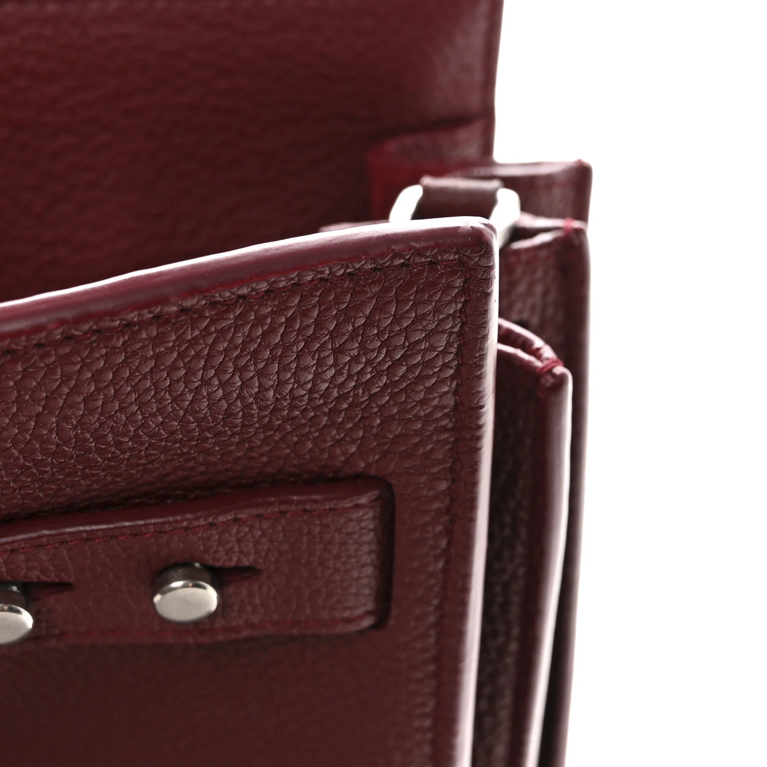 Grained Calfskin Small Supple Sac De Jour Dark Pallisandre - Image 13