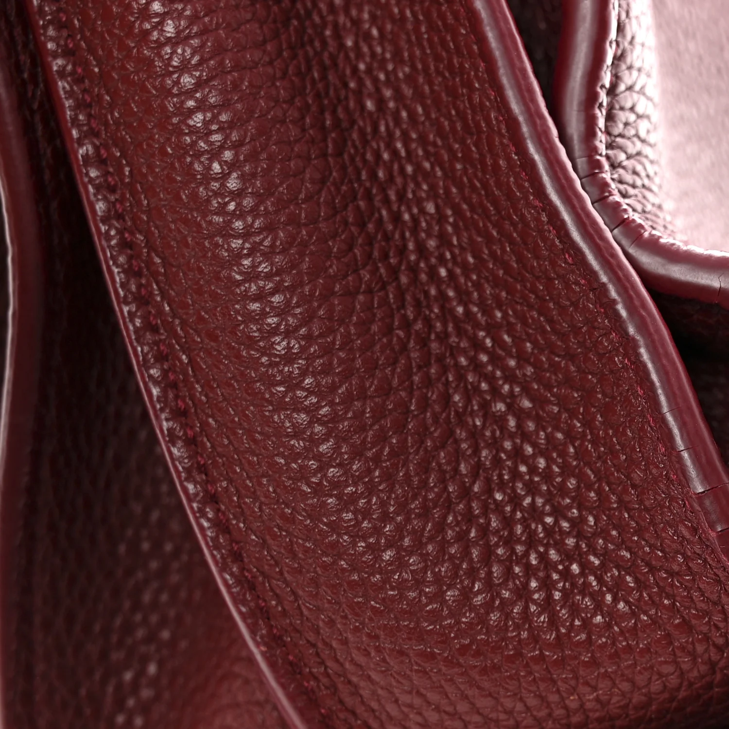 Grained Calfskin Small Supple Sac De Jour Dark Pallisandre - Image 16
