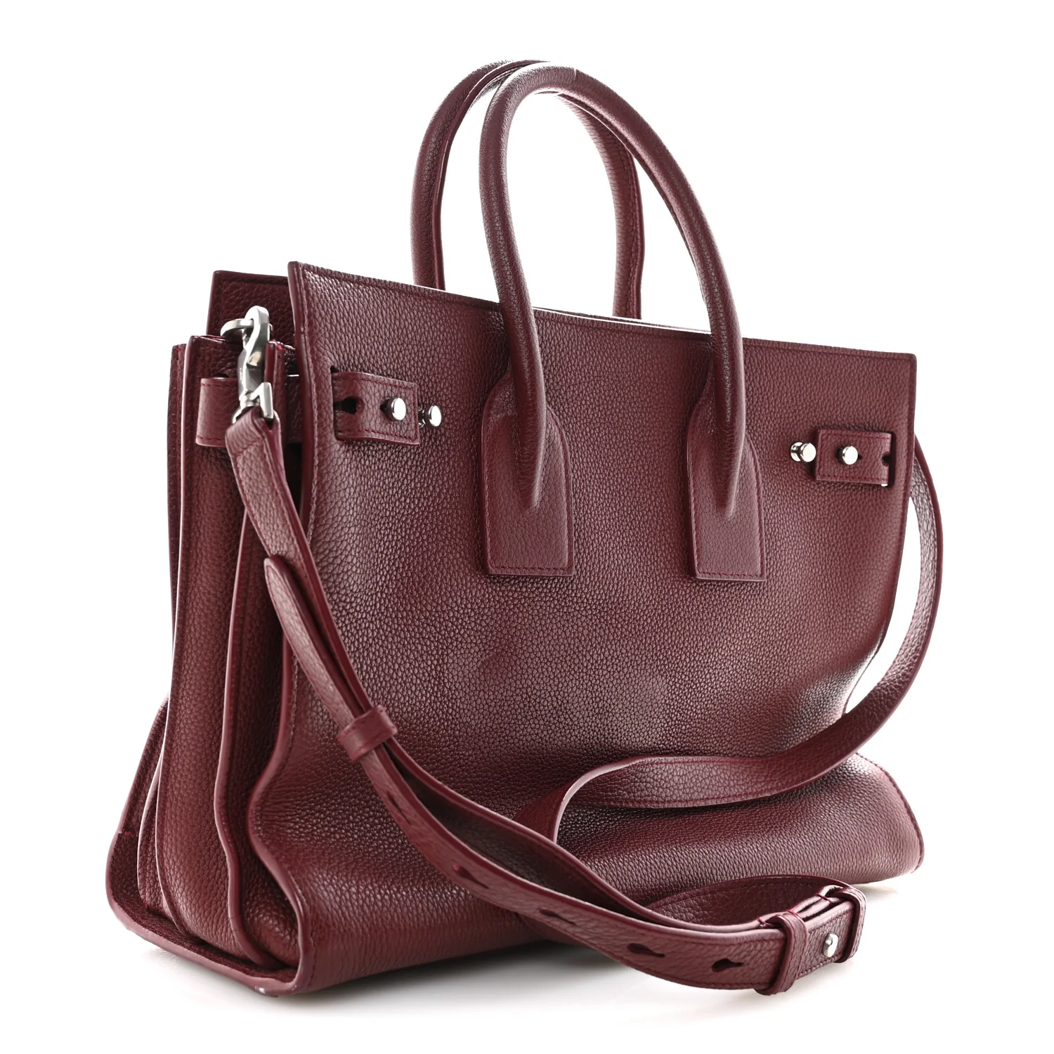 Grained Calfskin Small Supple Sac De Jour Dark Pallisandre - Image 3