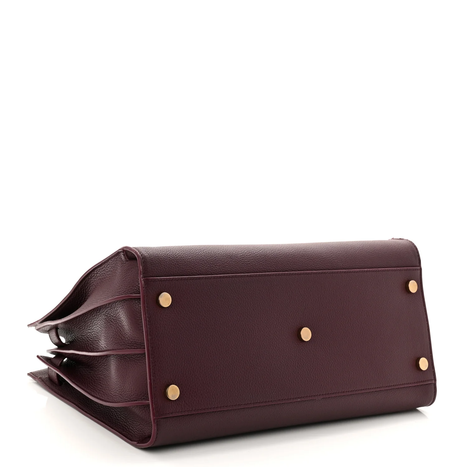 Grained Calfskin Small Supple Sac De Jour Rouge Cabernet - Image 4