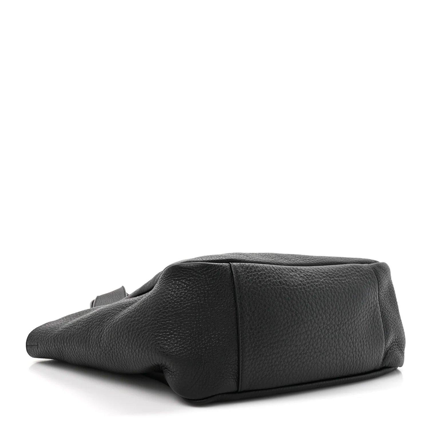 Grained Deerskin Bea Tote Black - Image 4