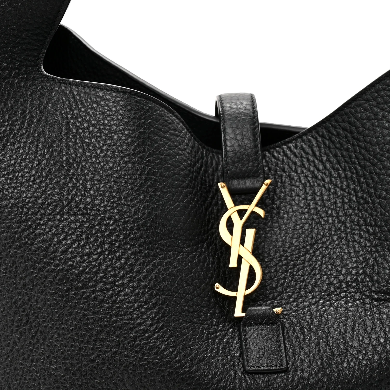 Grained Deerskin Bea Tote Black - Image 8