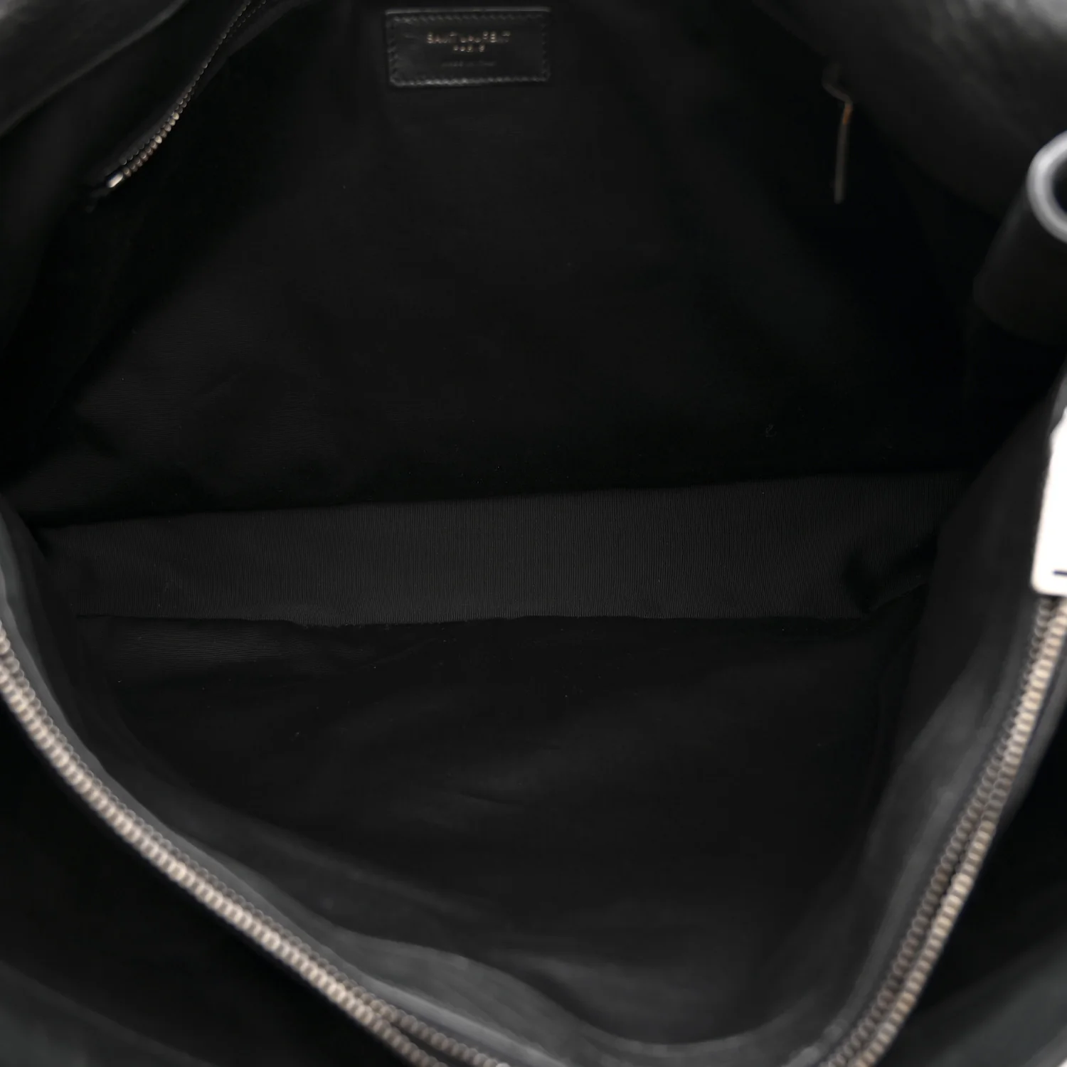Grained Lambskin Monogram Oversized Niki Chain Satchel Black - Image 5