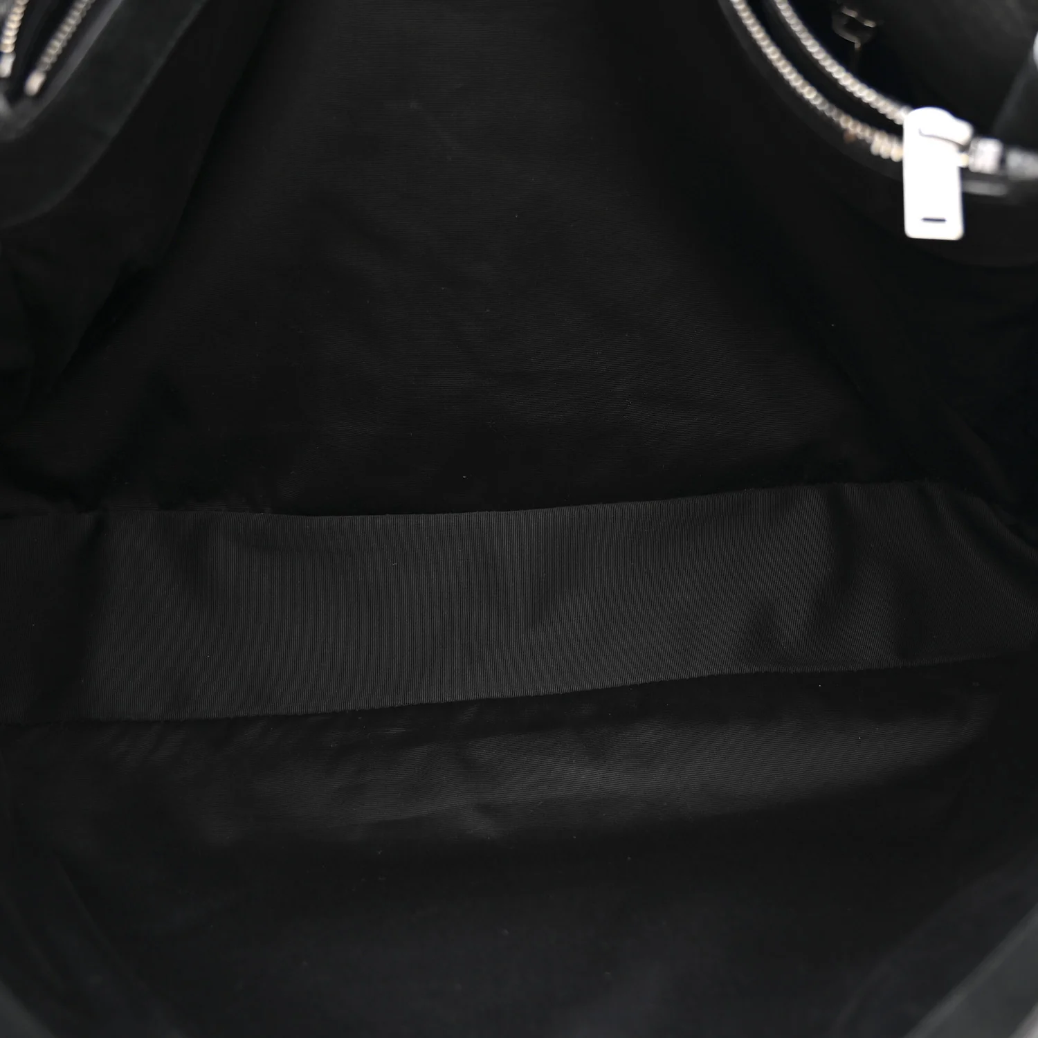 Grained Lambskin Monogram Oversized Niki Chain Satchel Black - Image 6