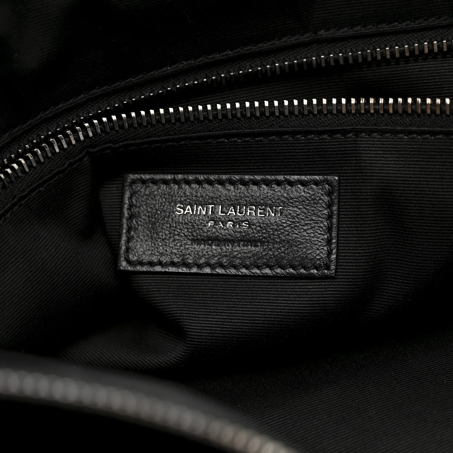 Grained Lambskin Monogram Oversized Niki Chain Satchel Black - Image 8