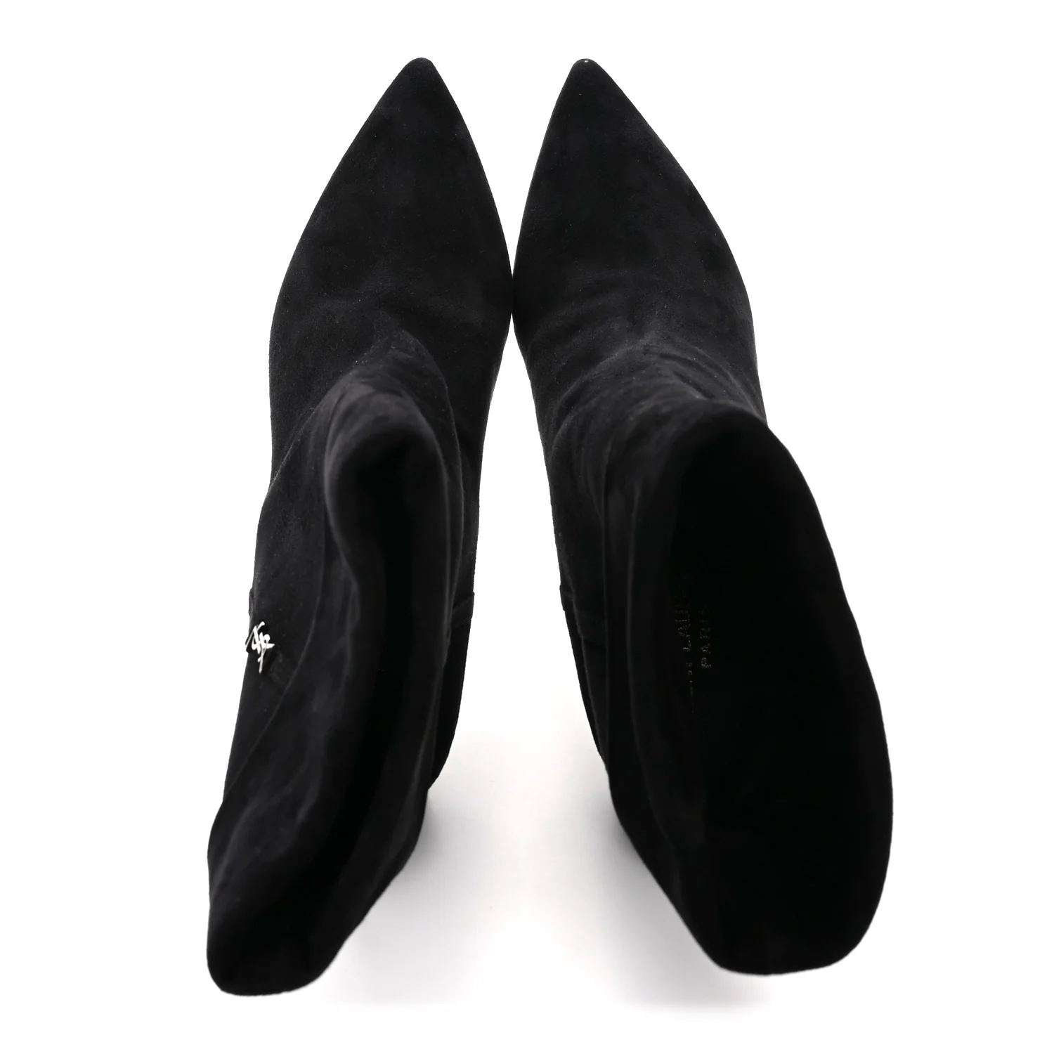 Kid Scamosciato Niki 85 Wedge Booties 39.5 Black - Image 2