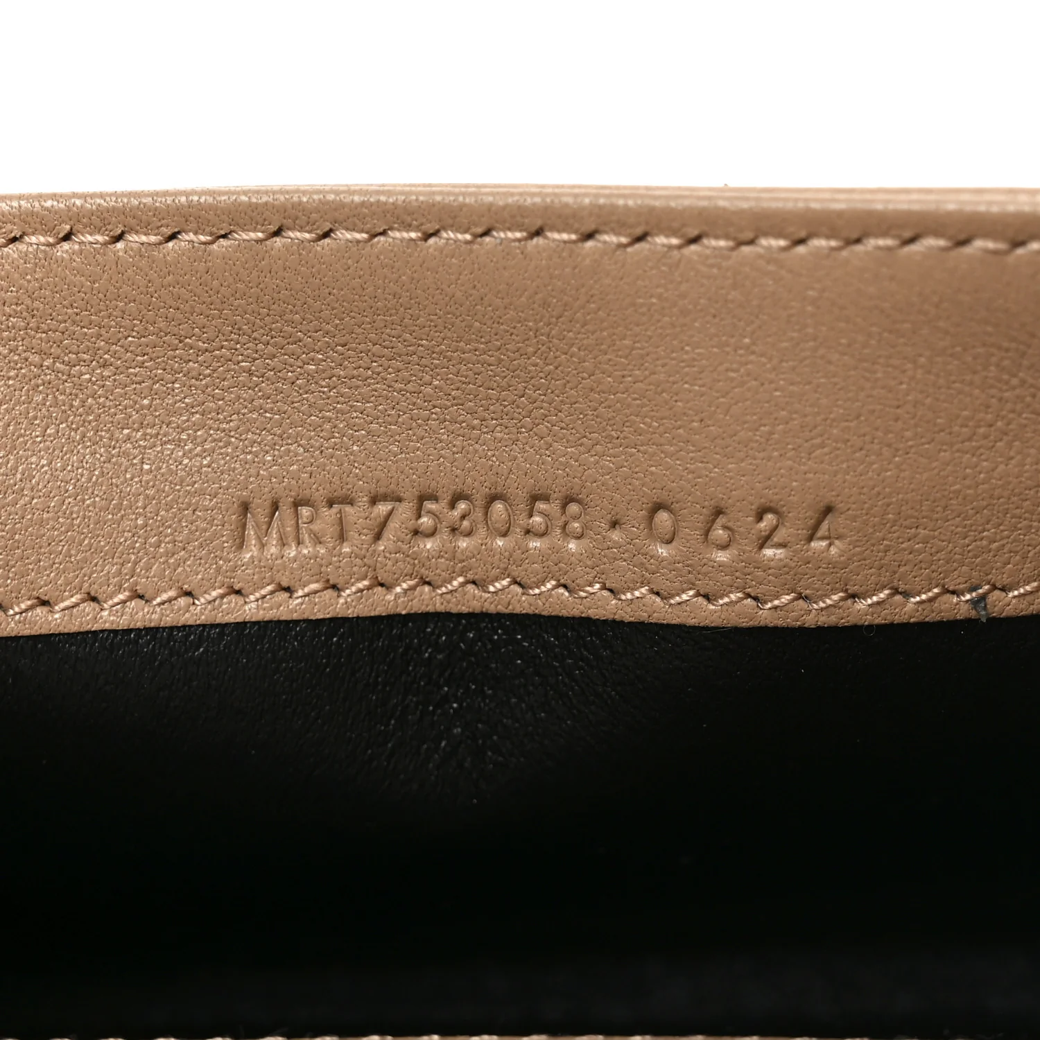 Lambskin Carre Quilted Cassandre Compact Envelope Card Case Dark Toffee - Image 7
