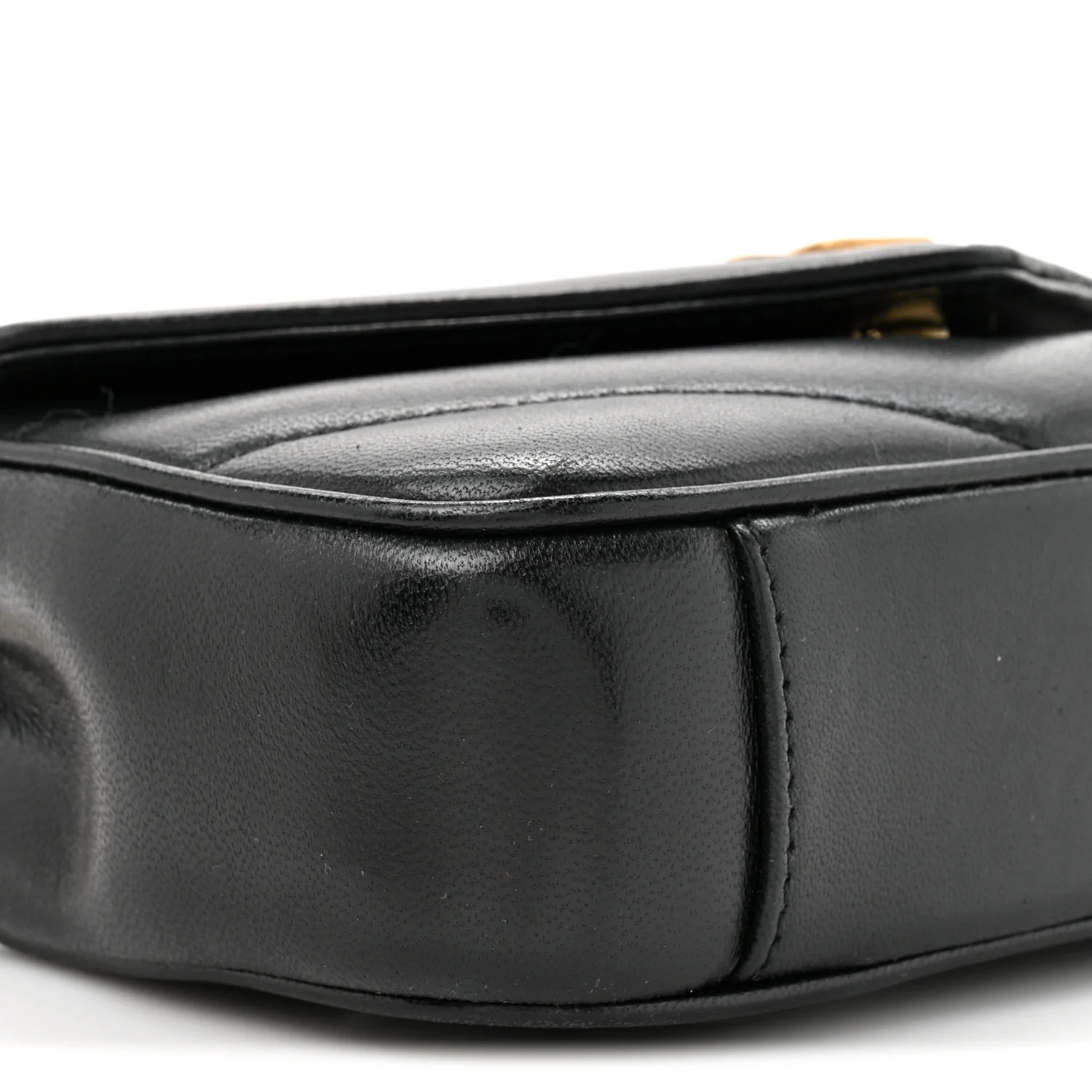 Lambskin Chevron Quilted Mini Loulou Black - Image 11