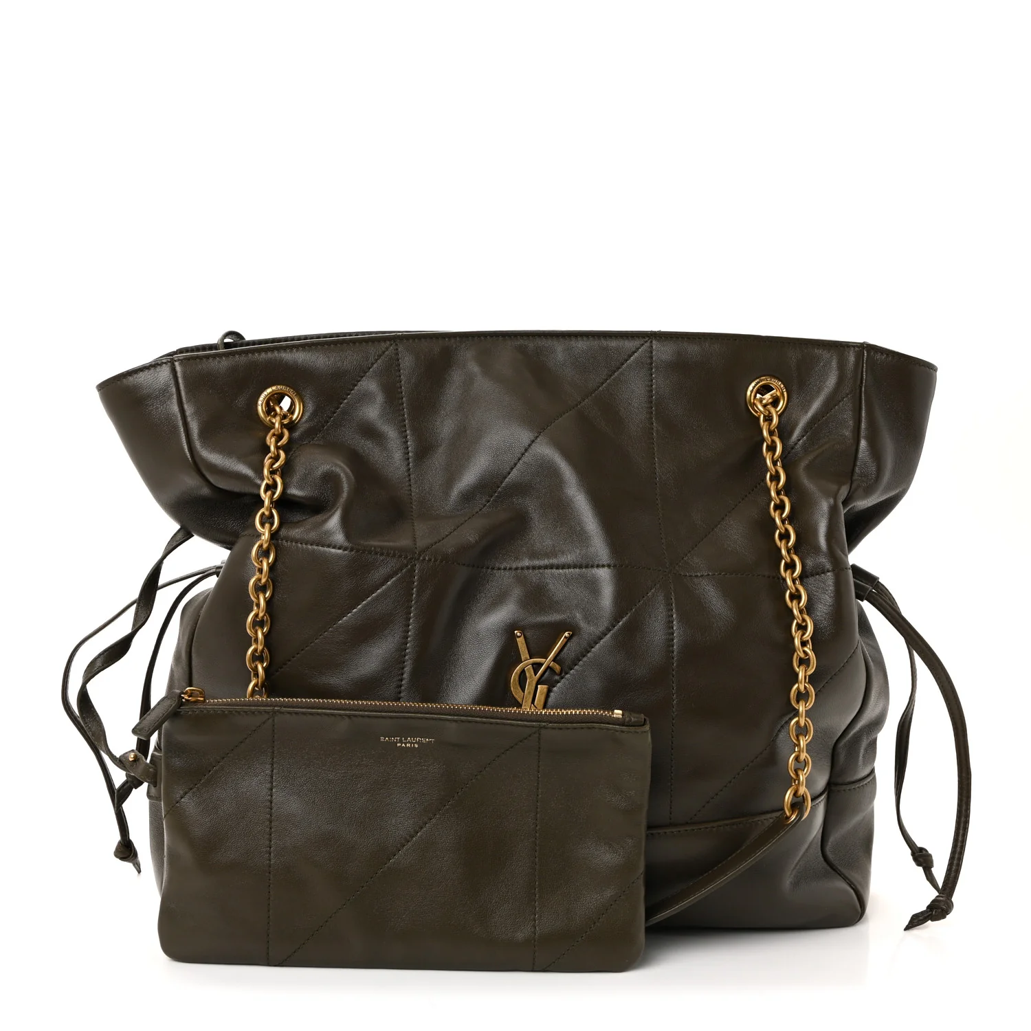 Lambskin Jamie Shopping Tote Light Musk - Image 3