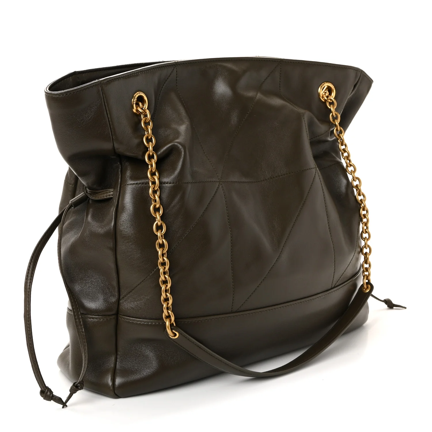 Lambskin Jamie Shopping Tote Light Musk - Image 4