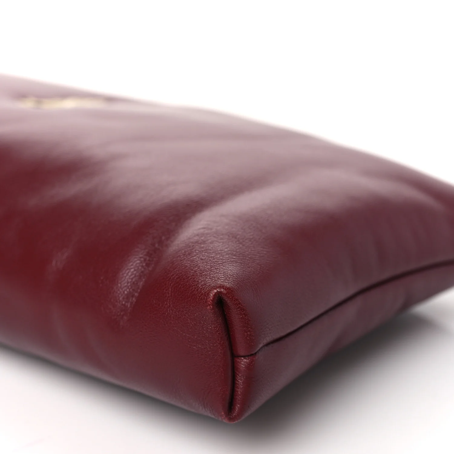 Lambskin Long Calypso Pouch Rouge Merlot - Image 10
