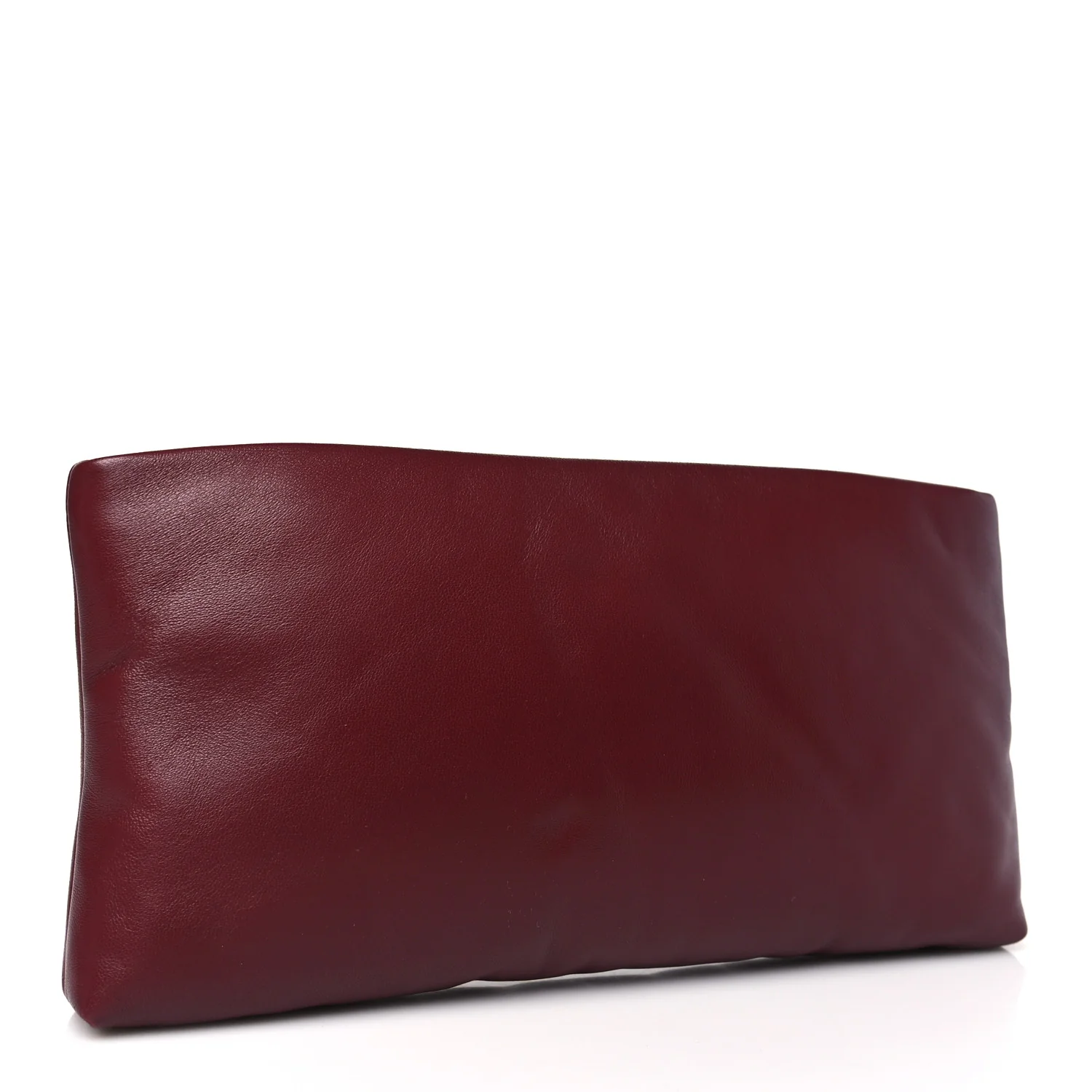 Lambskin Long Calypso Pouch Rouge Merlot - Image 3
