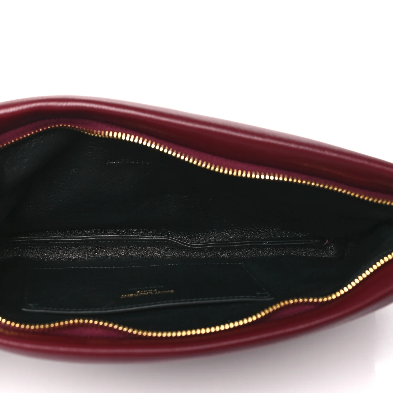 Lambskin Long Calypso Pouch Rouge Merlot - Image 5