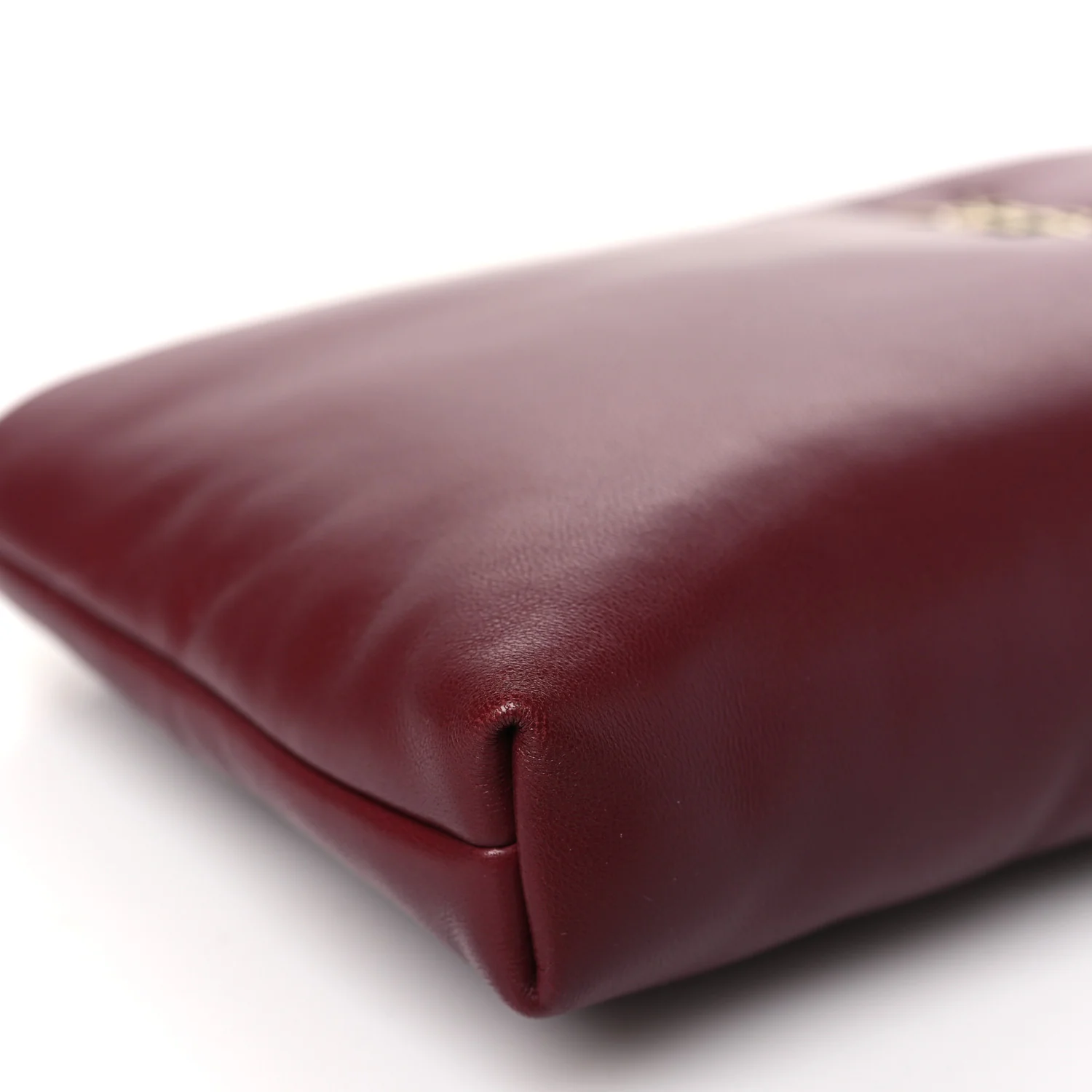 Lambskin Long Calypso Pouch Rouge Merlot - Image 9