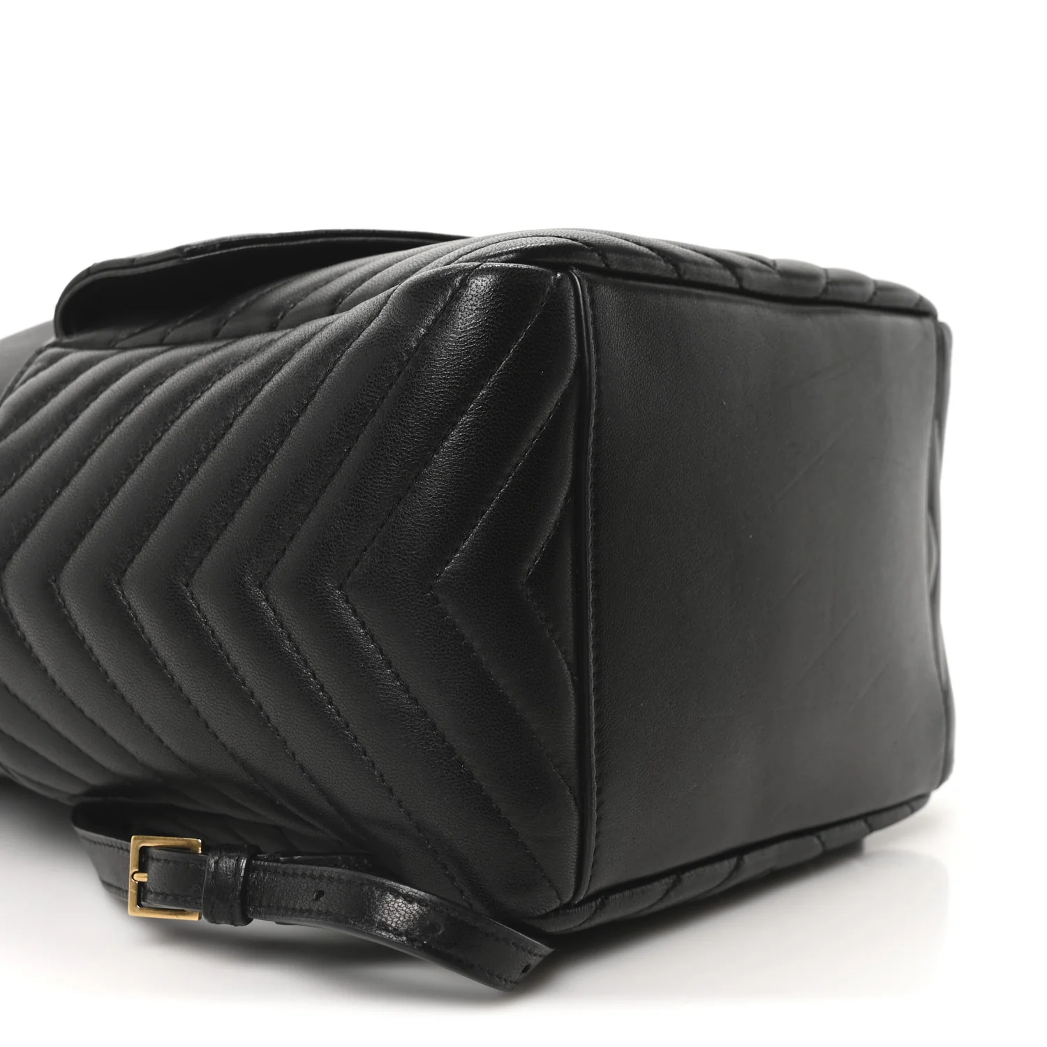Lambskin Matelasse Monogram Joe Backpack Black - Image 9