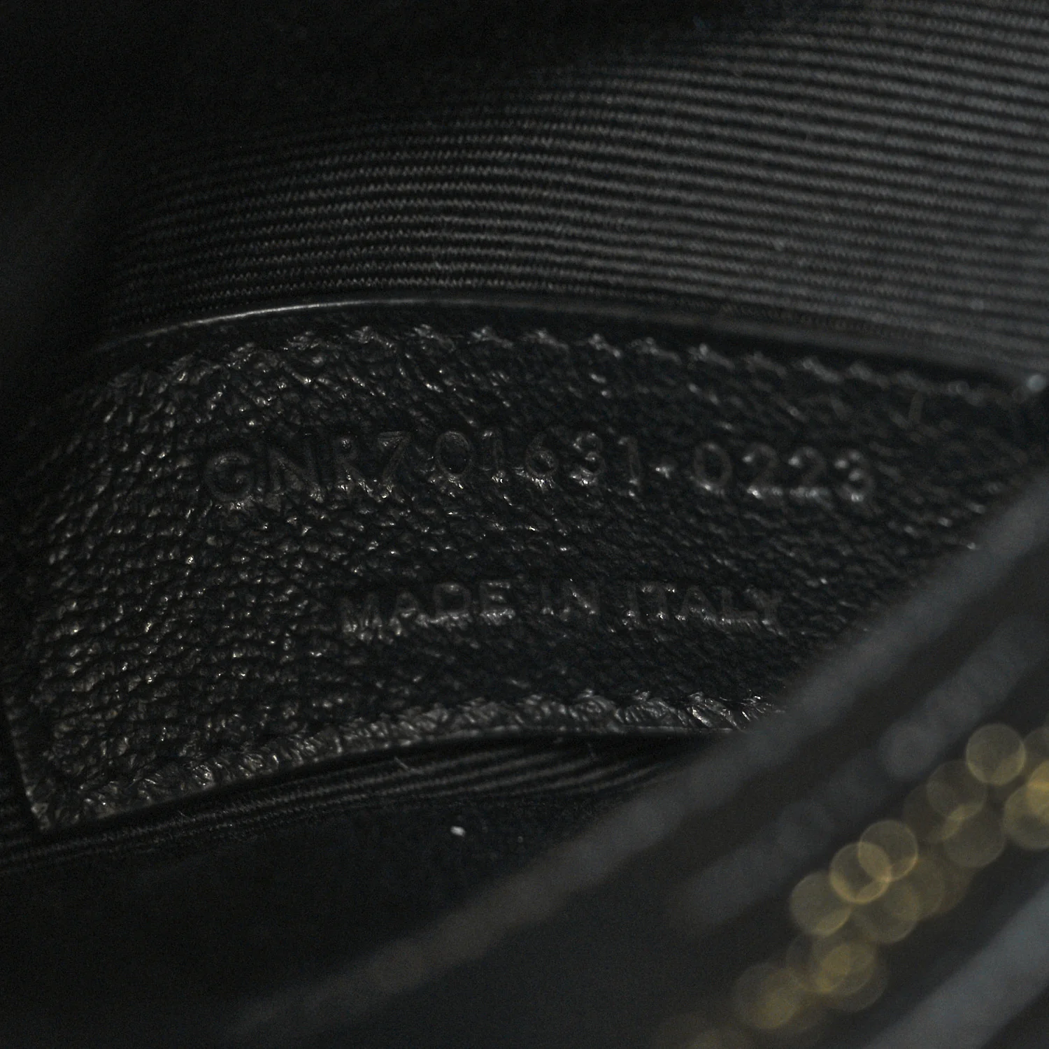 Lambskin Matelasse Monogram Joe Nano Bucket Bag Black - Image 7