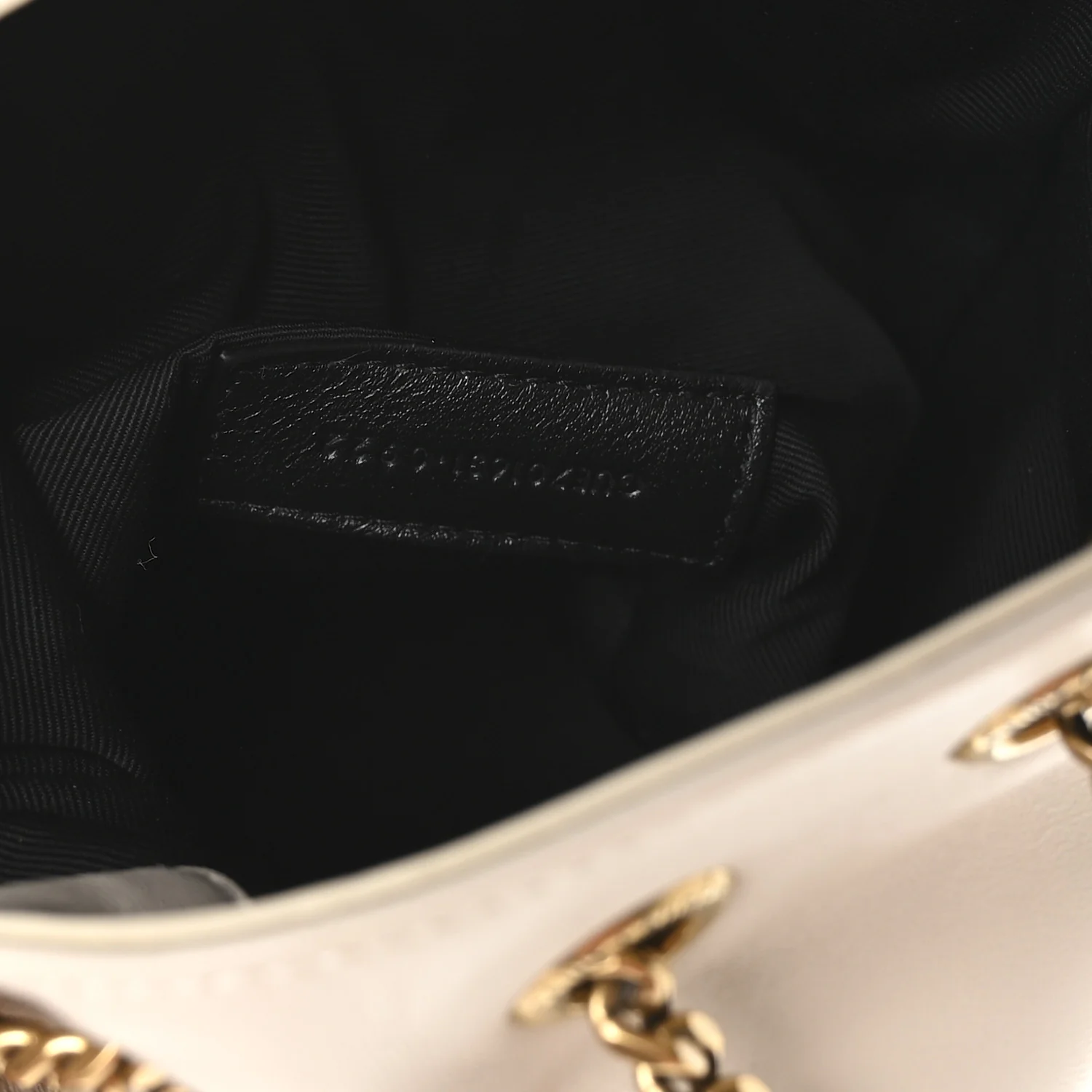 Lambskin Matelasse Monogram Joe Nano Bucket Bag Crema Soft - Image 13