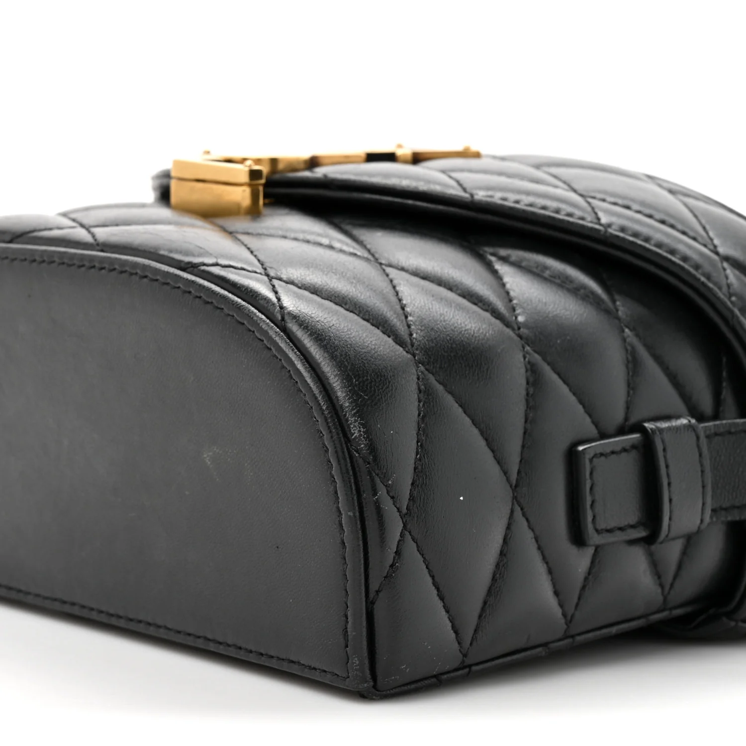 Lambskin Matelasse Monogram June Box Bag Black - Image 9
