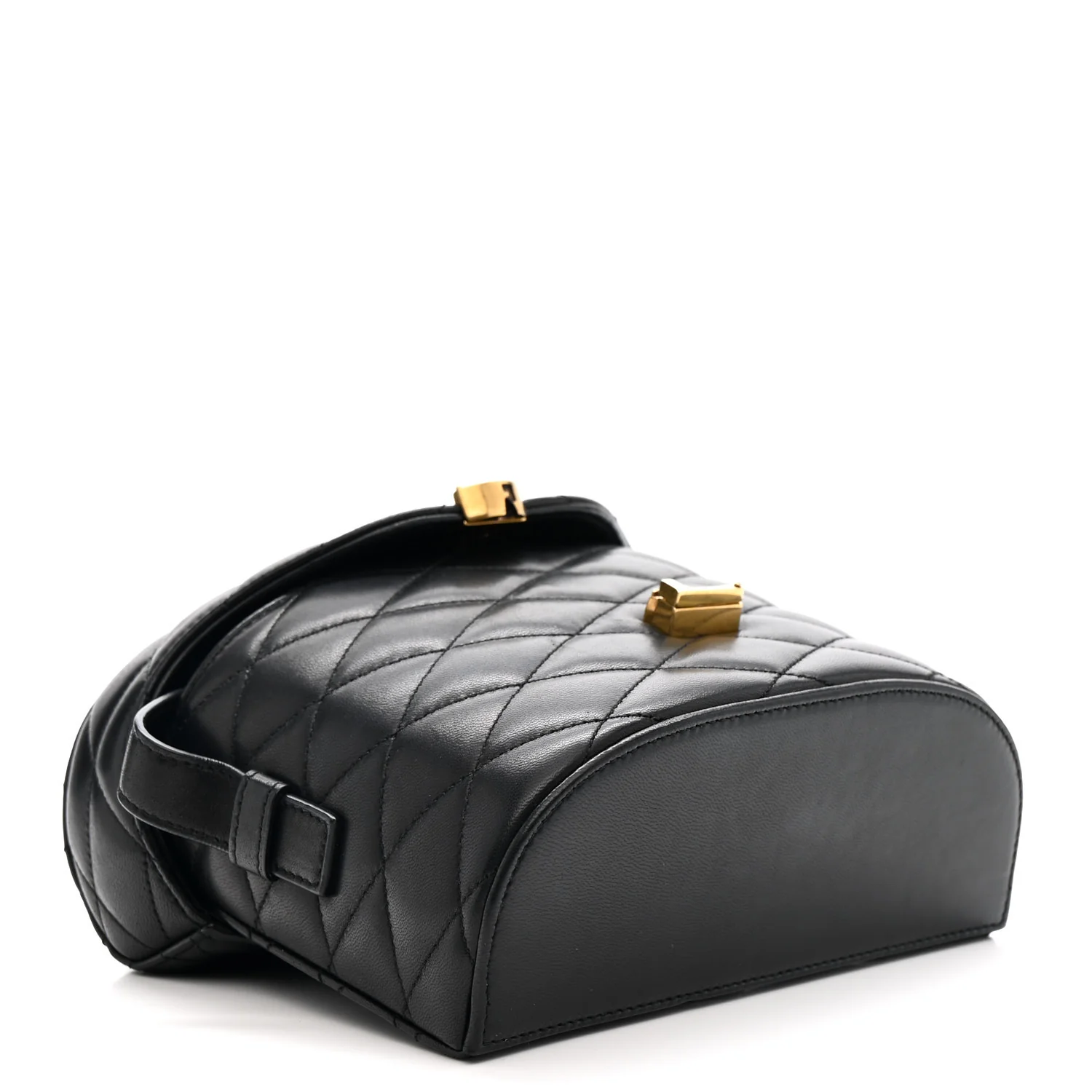 Lambskin Matelasse Monogram June Box Bag Black - Image 4