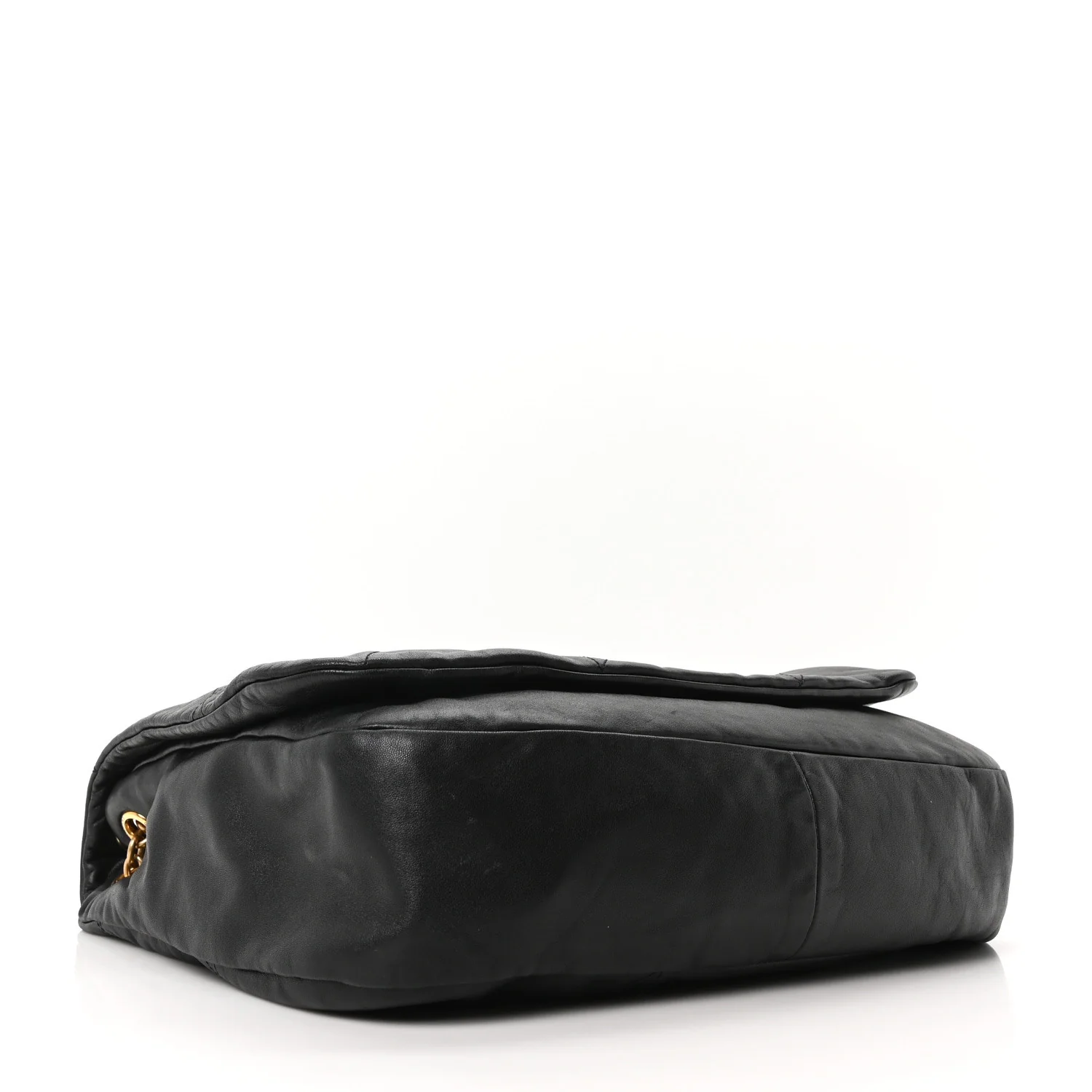 Lambskin Matelasse Monogram Large Jamie 4.3 Black - Image 4
