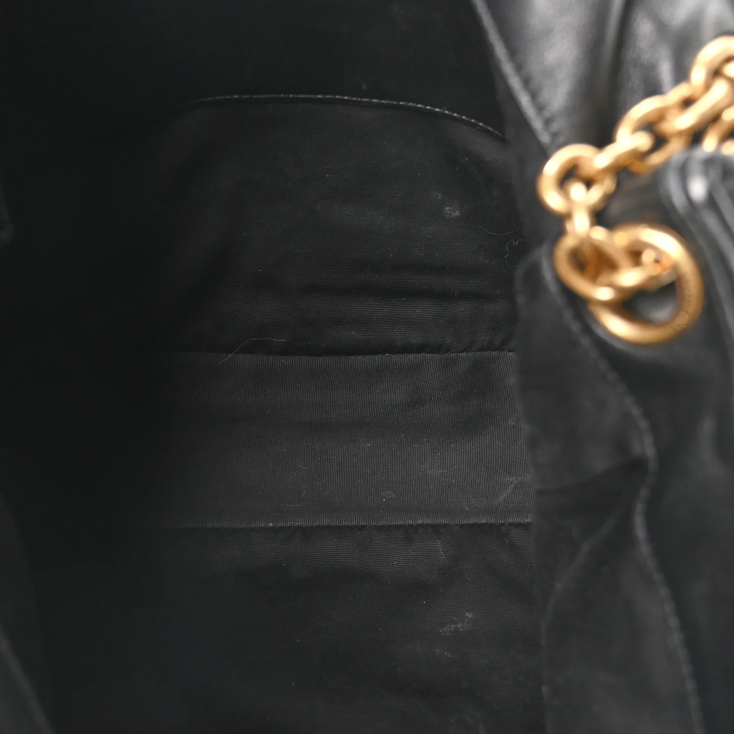 Lambskin Matelasse Monogram Large Jamie 4.3 Black - Image 5