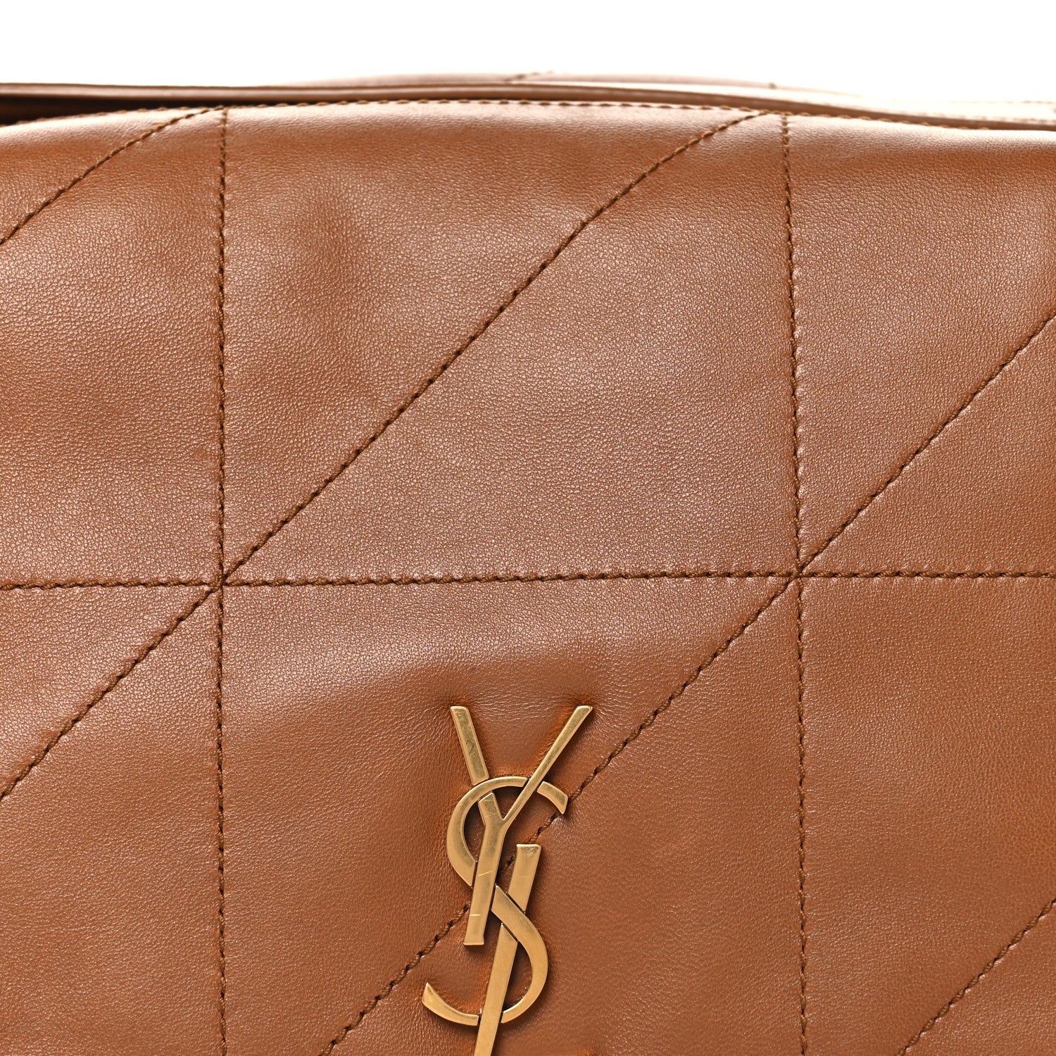 Lambskin Matelasse Monogram Small Jamie 4.3 Light Fox - Image 8