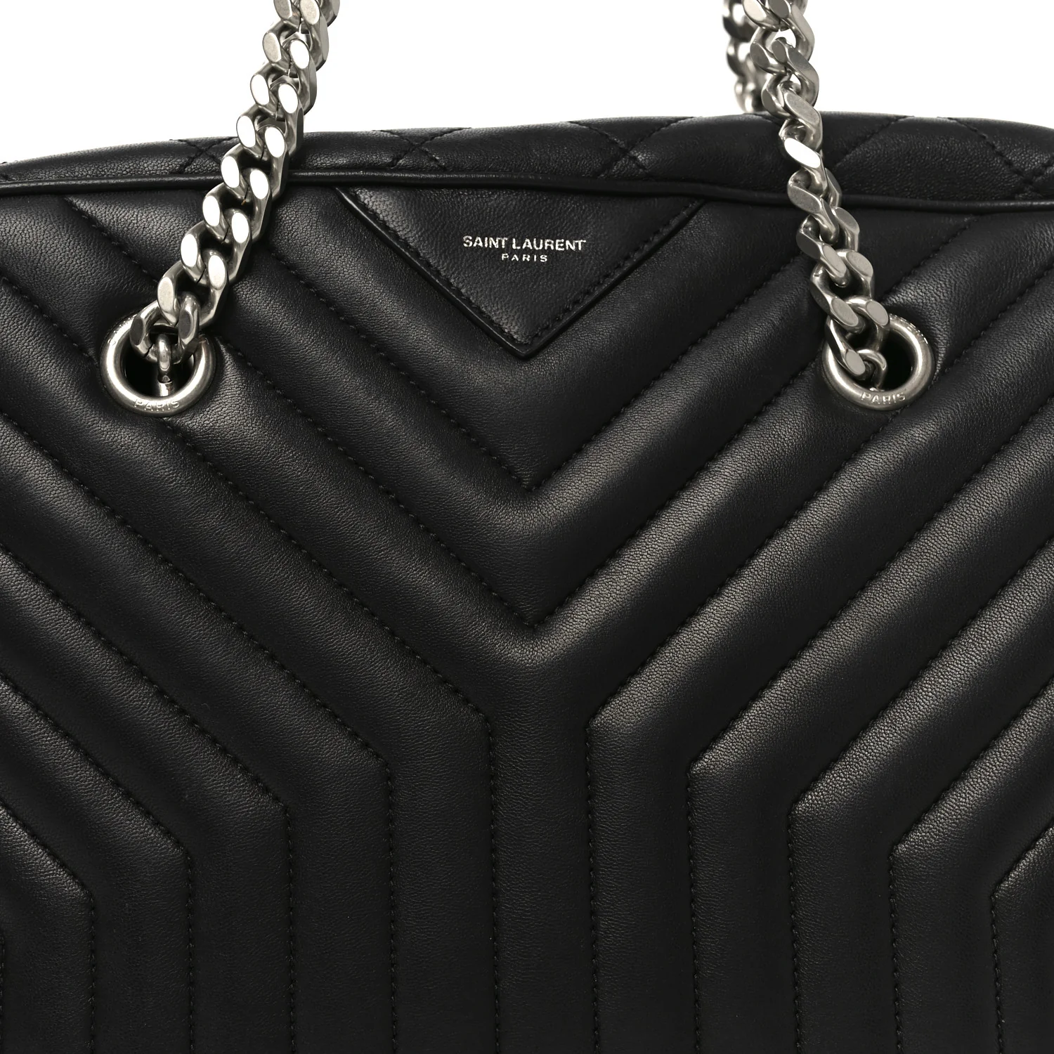Lambskin Mixed Matelasse Joan Bowling Bag Black - Image 8