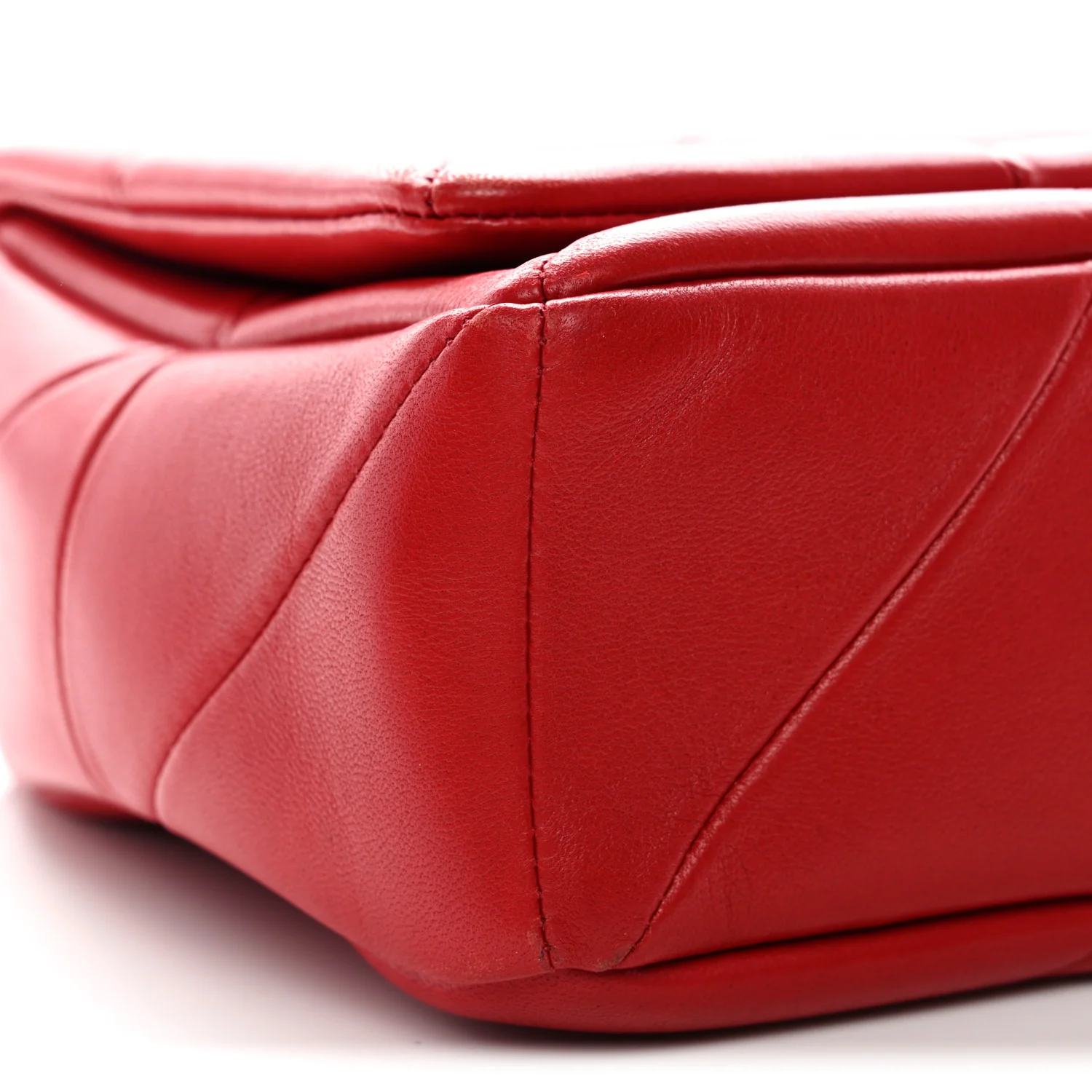 Lambskin Patchwork Monogram Medium Jamie Red - Image 9