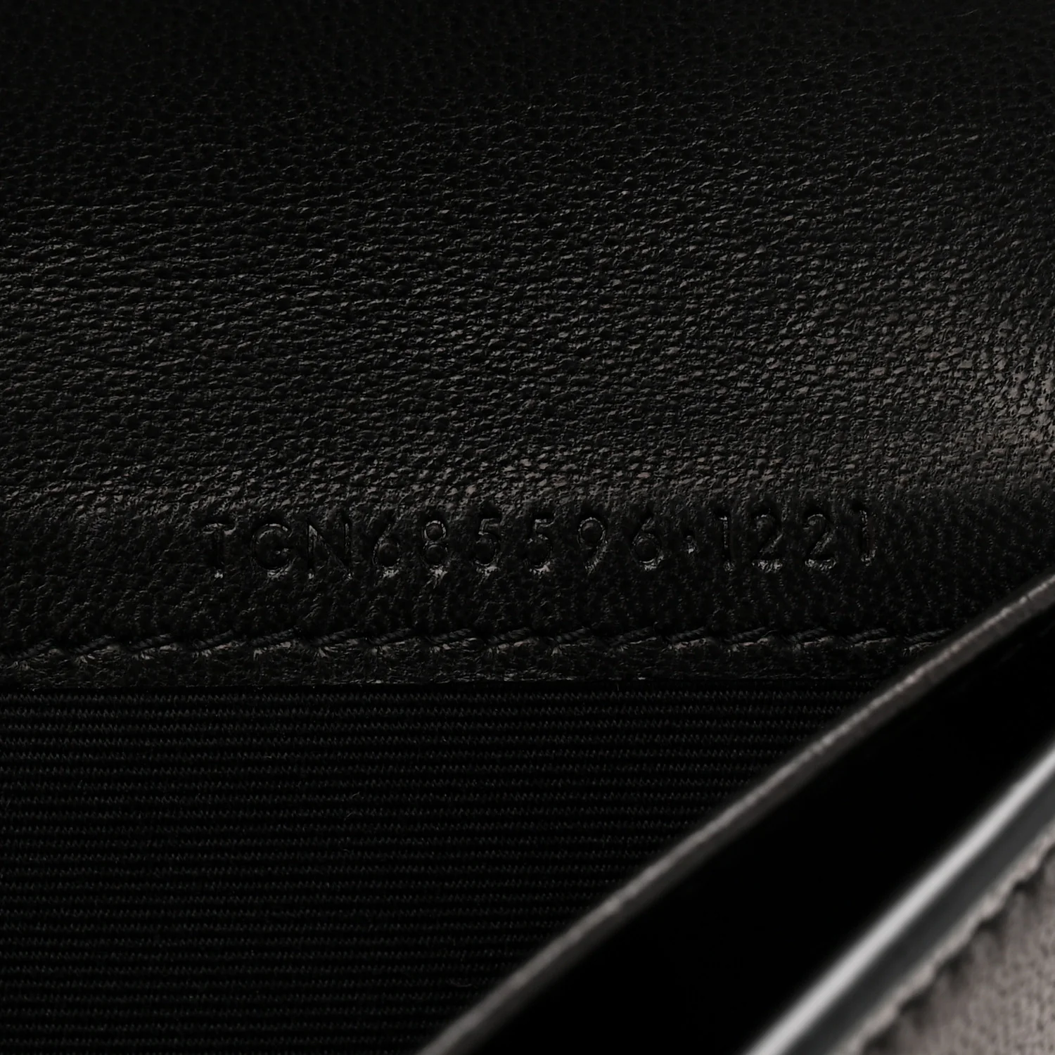 Lambskin Quilted Double Flap Chain Pouch Black - Image 7
