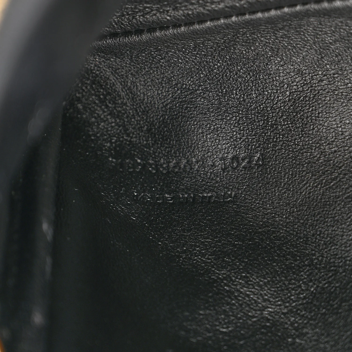 Lambskin Quilted Gaby Zipped Pouch Black - Image 7