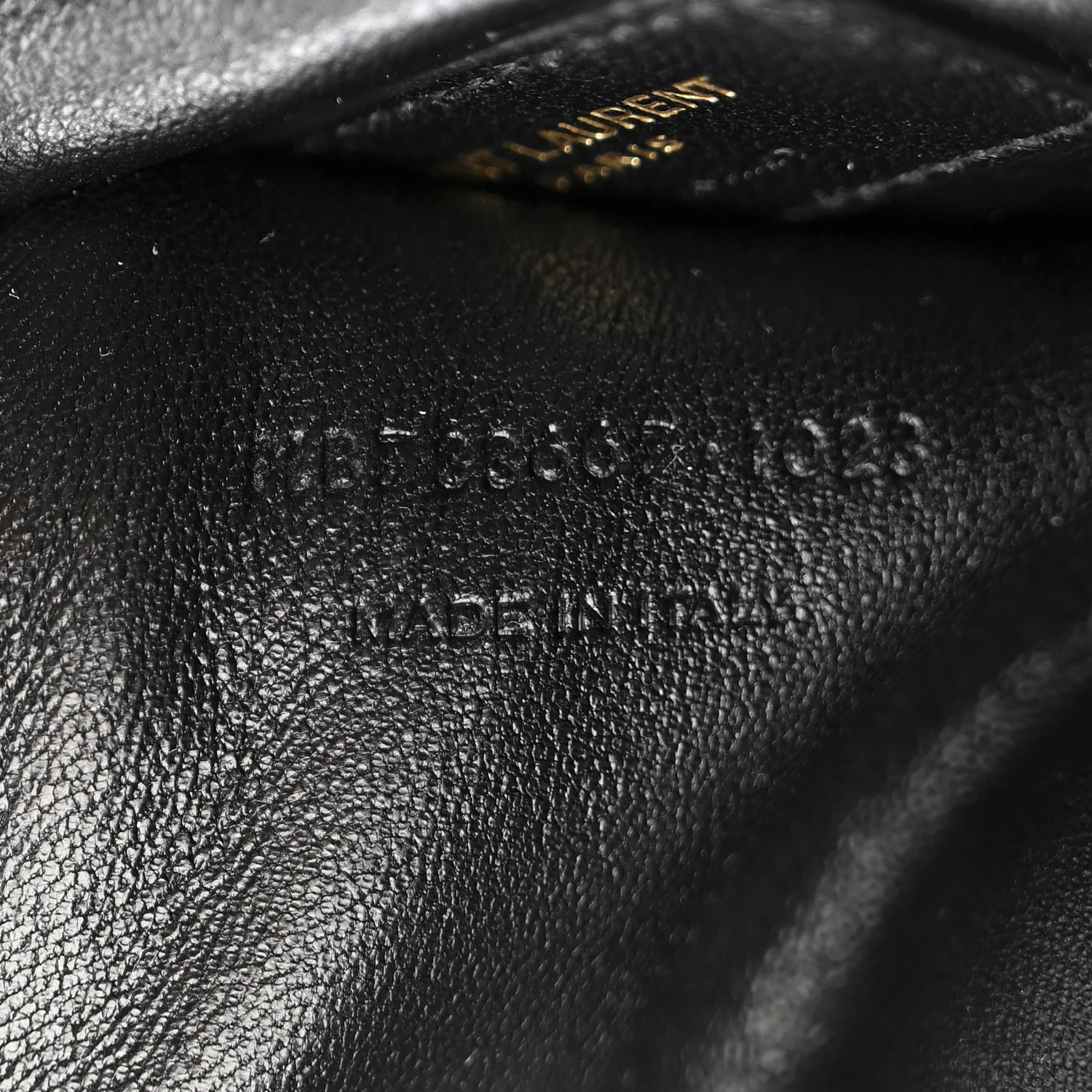 Lambskin Quilted Gaby Zipped Pouch Dark Cork - Image 7