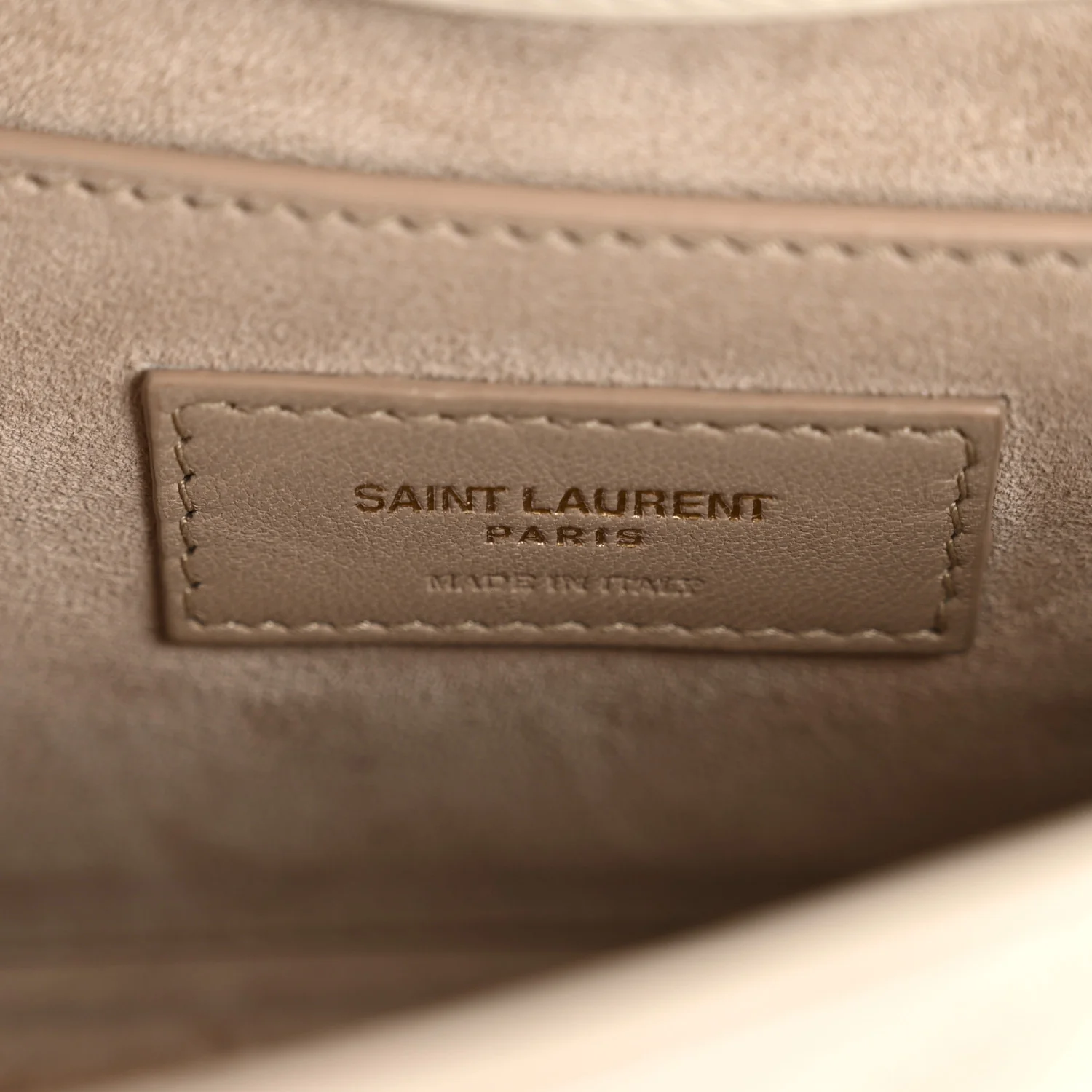 Lambskin Quilted Le 57 Diamond Shoulder Bag Crema Soft - Image 6