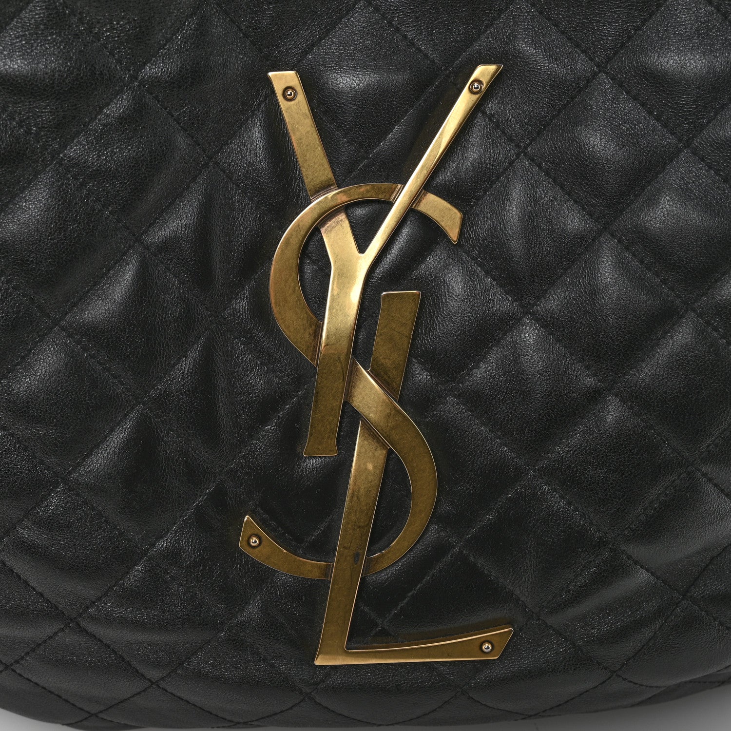 Lambskin Quilted Maxi Icare Shopping Tote Black - Image 12