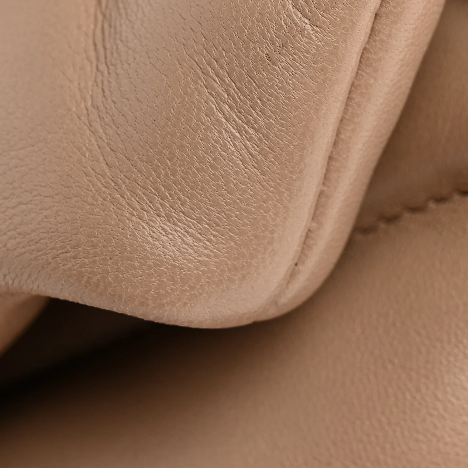 Lambskin Quilted Medium Loulou Puffer Monogram Chain Satchel Dark Beige - Image 14