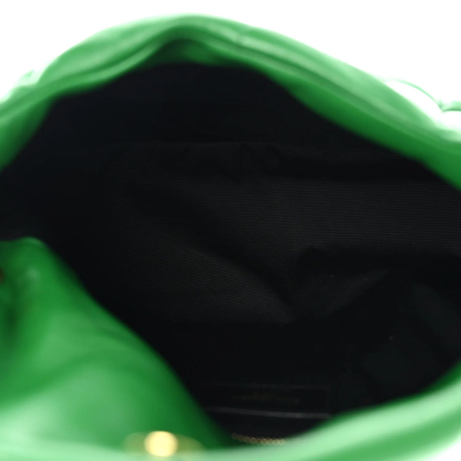 Lambskin Quilted Medium Loulou Puffer Monogram Chain Satchel New Vert Praire - Image 5