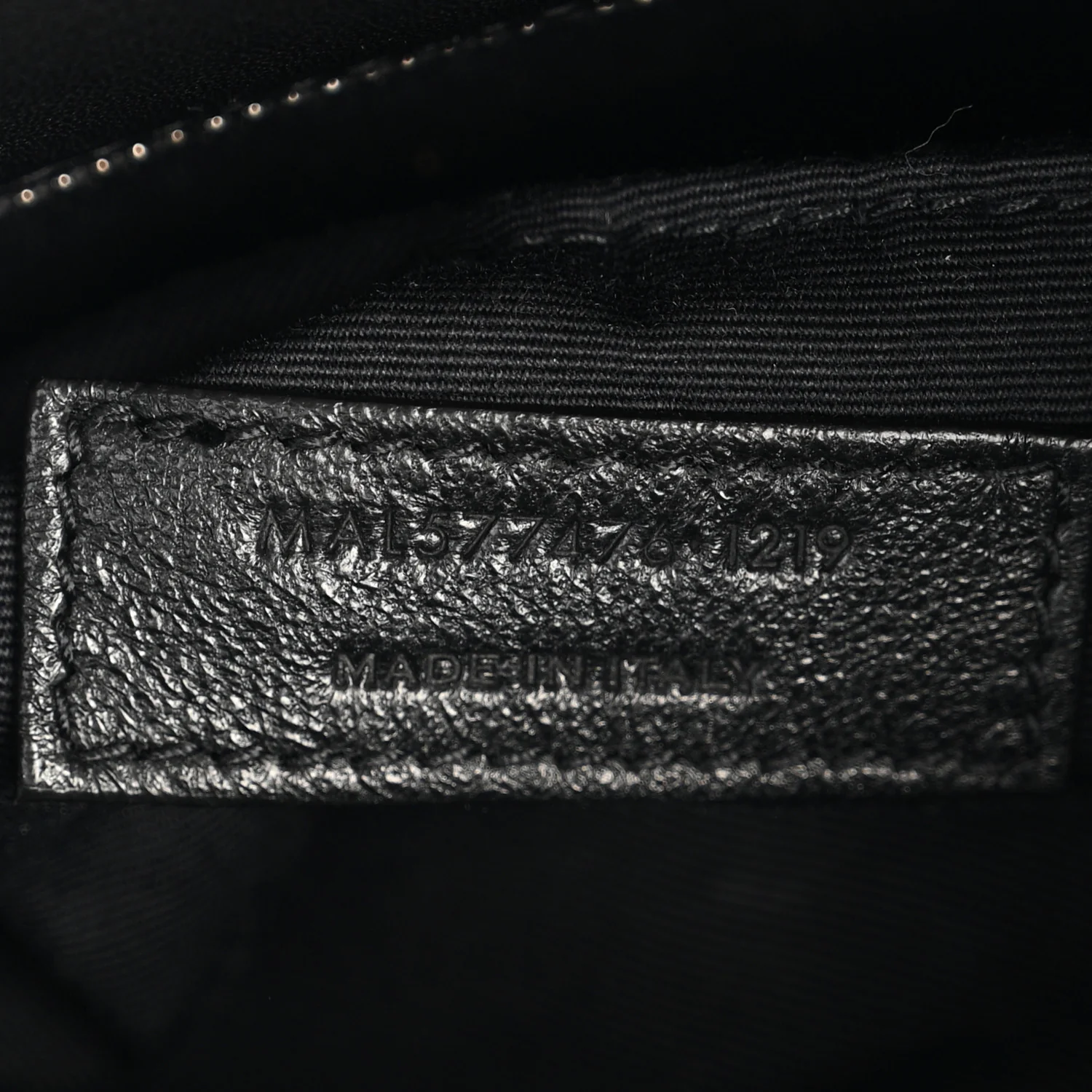 Lambskin Quilted Metal Small Loulou Puffer Monogram Chain Satchel Black - Image 7