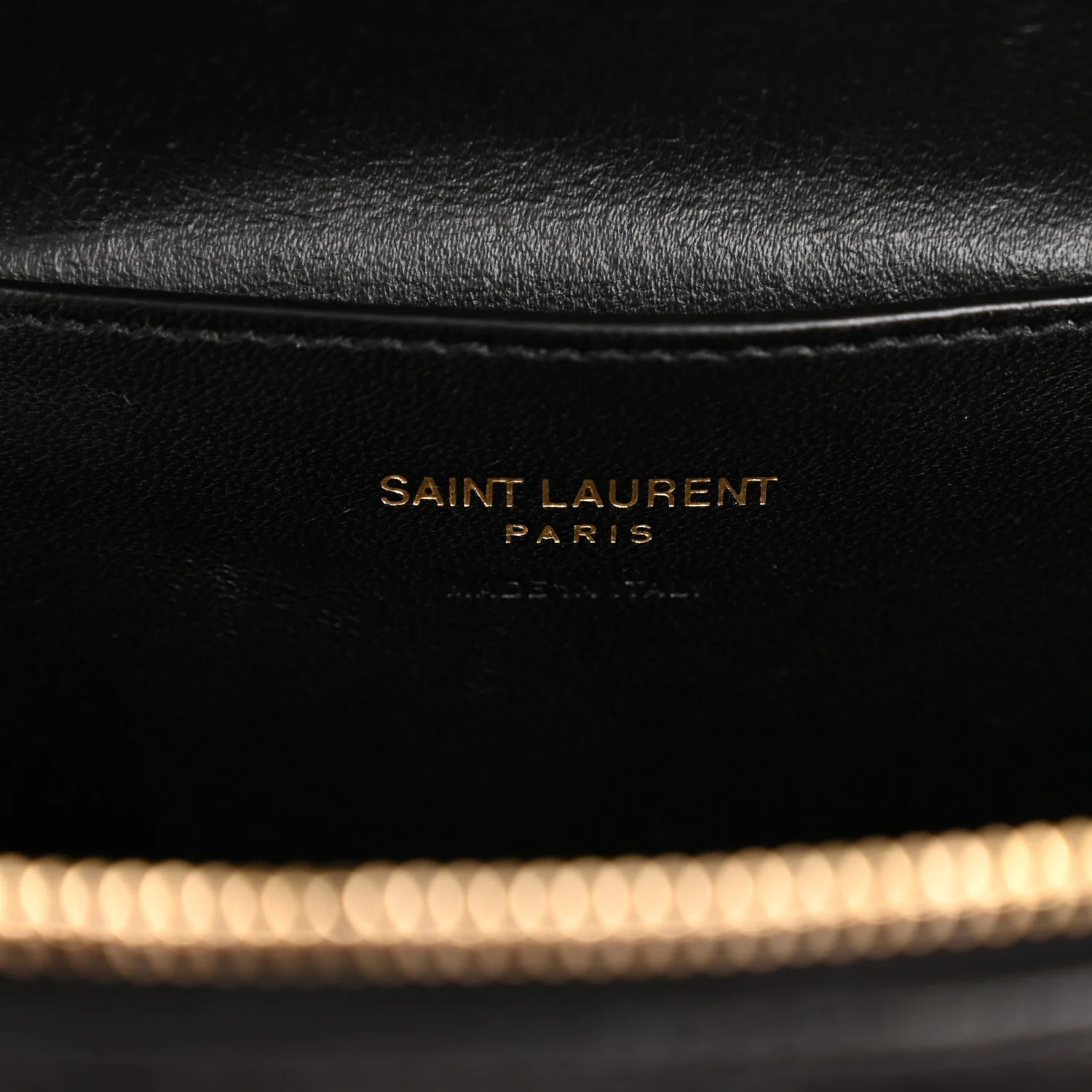 Lambskin Quilted Mini Gaby Vanity Case Black - Image 6