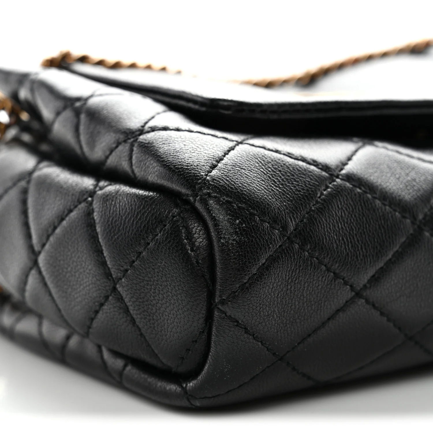 Lambskin Quilted Monogram Mini Nolita Black - Image 9