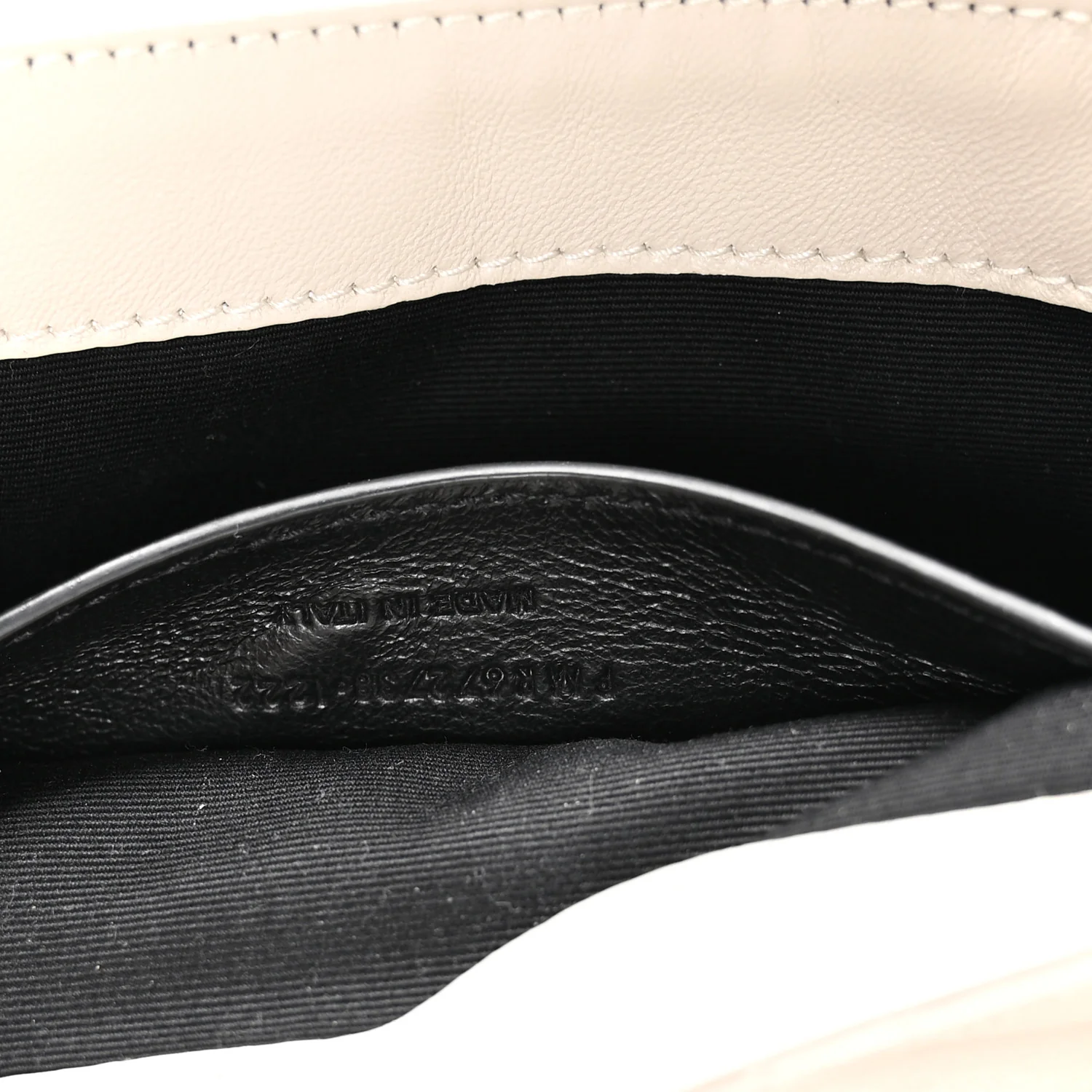 Lambskin Quilted Monogram Mini Nolita Crema Soft - Image 7