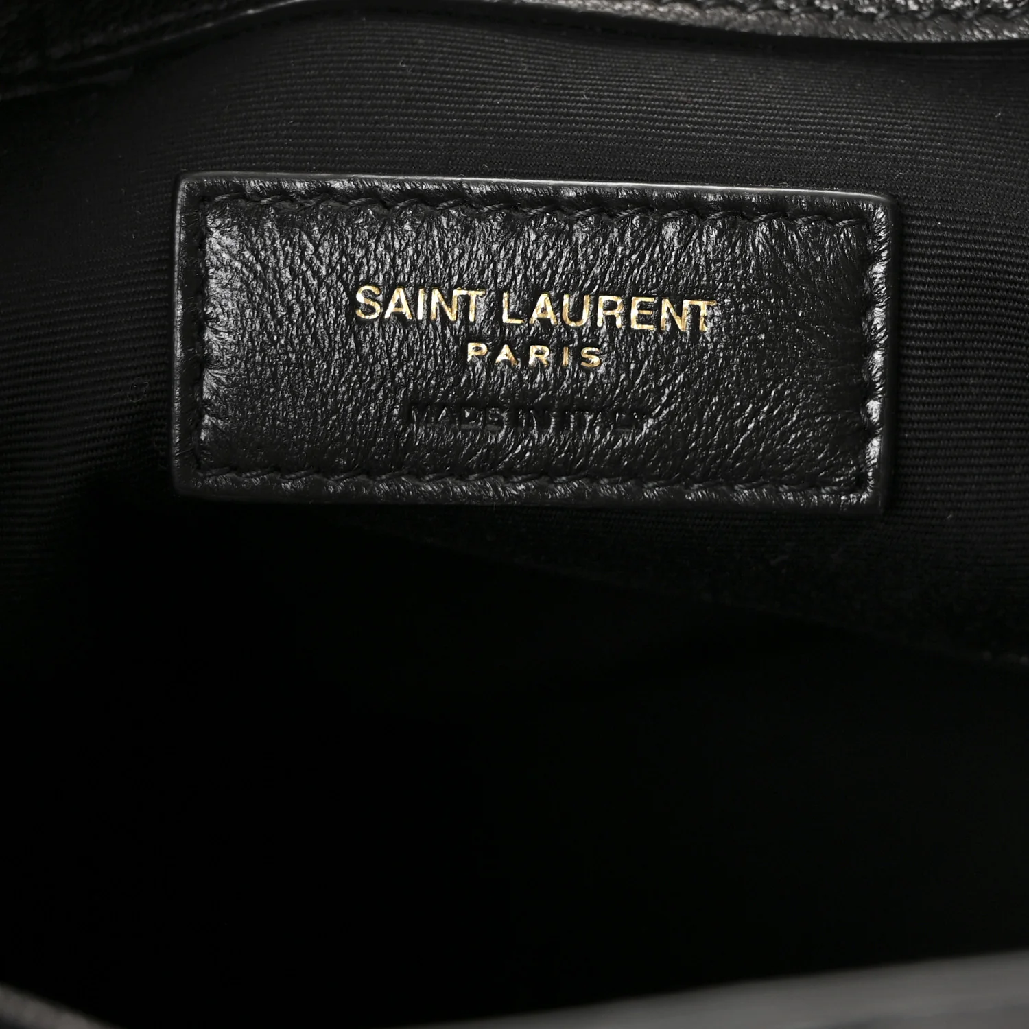 Lambskin Quilted Small Cassandre Bucket Bag Black - Image 6