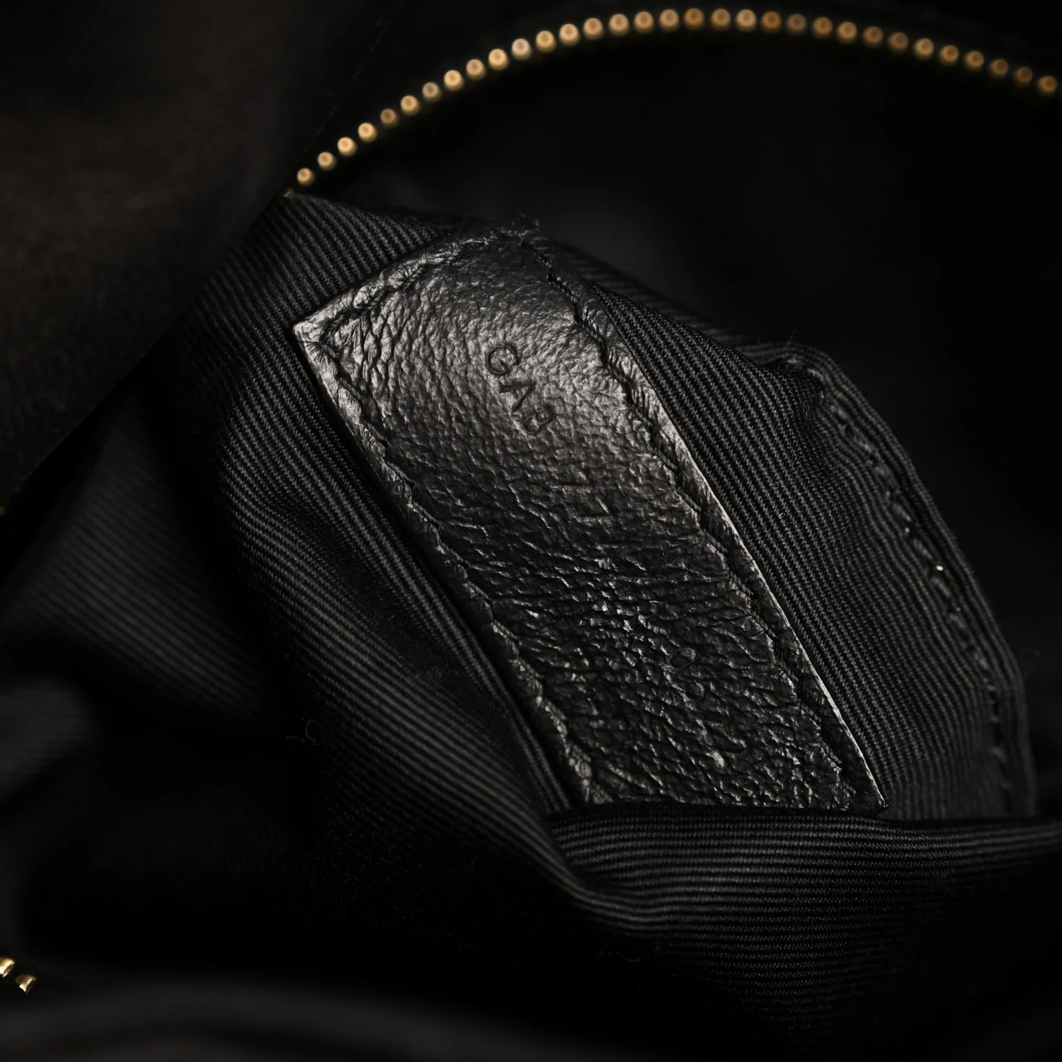 Lambskin Quilted Small Loulou Puffer Monogram Chain Satchel Black - Image 7