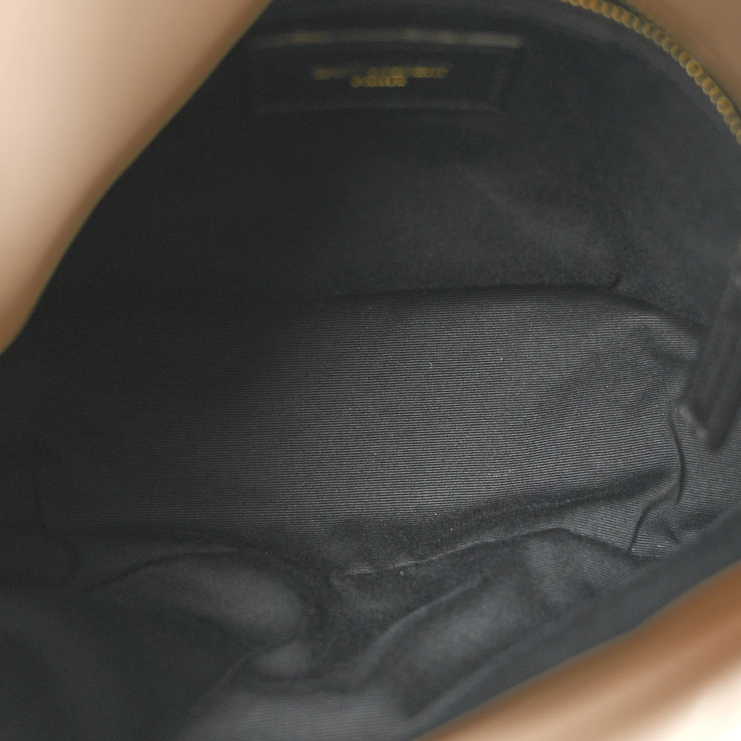 Lambskin Quilted Small Loulou Puffer Monogram Chain Satchel Dark Beige - Image 5