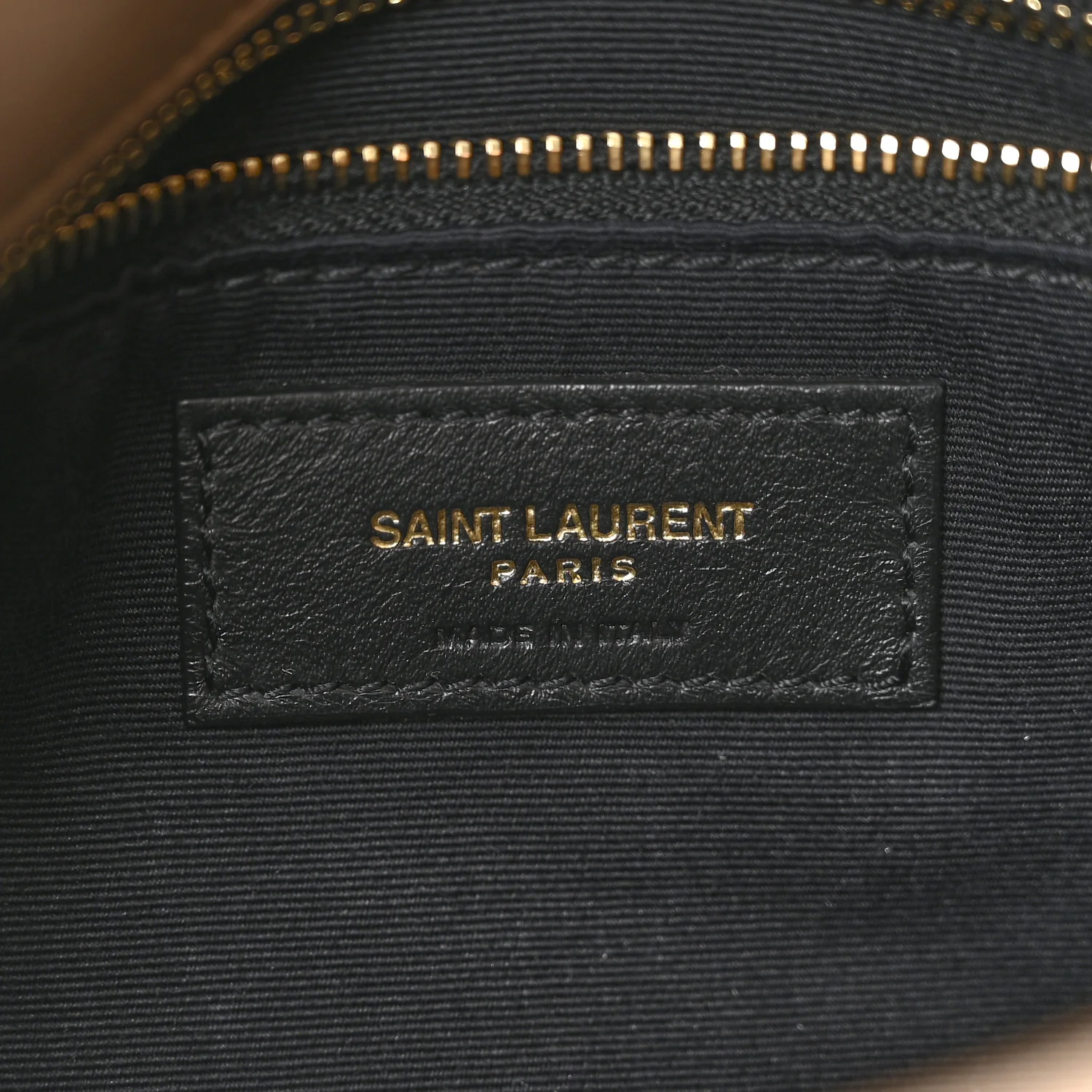 Lambskin Quilted Small Loulou Puffer Monogram Chain Satchel Dark Beige - Image 6