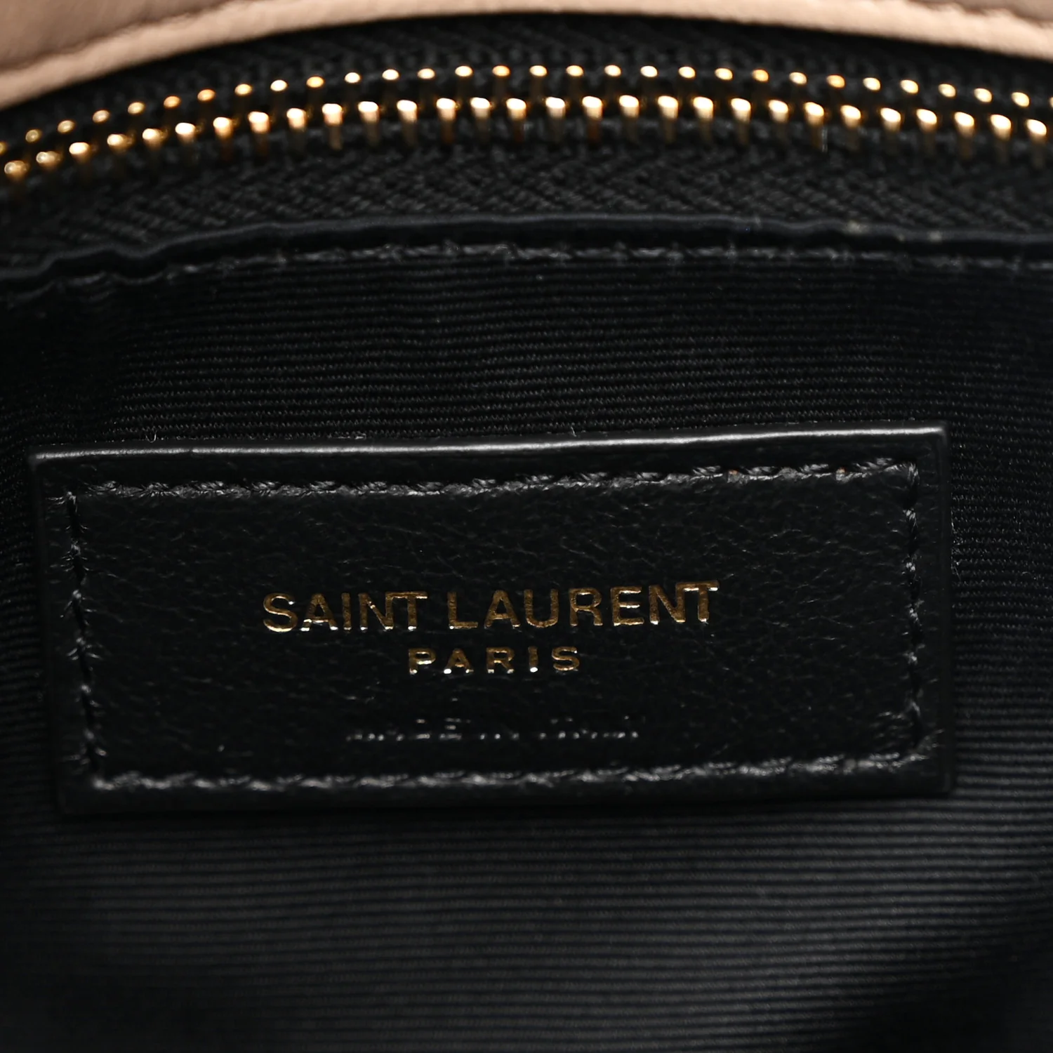 Lambskin Quilted Small Loulou Puffer Monogram Chain Satchel Dark Beige - Image 10