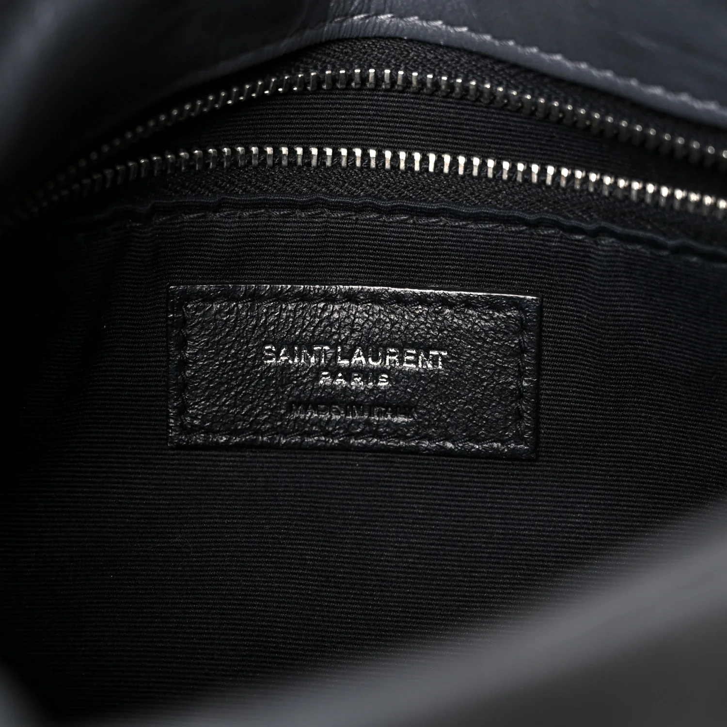 Lambskin Quilted Small Loulou Puffer Monogram Chain Satchel Storm - Image 7